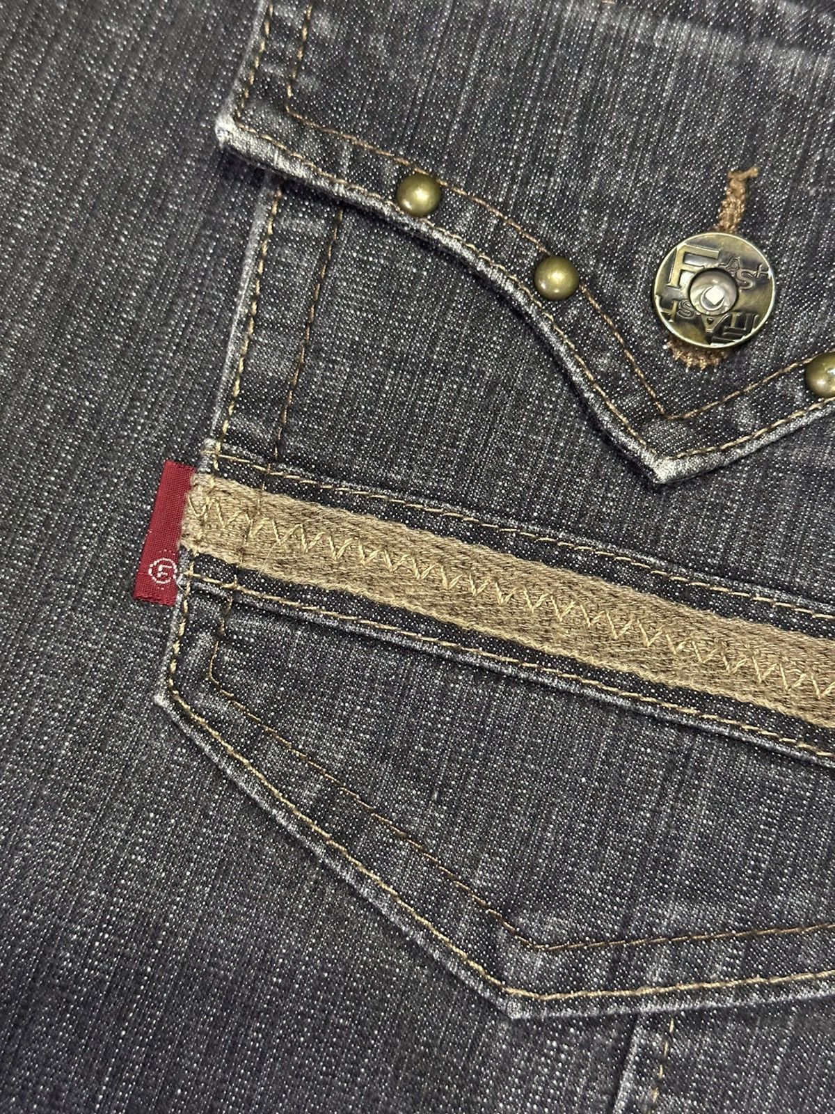 If Six Was Nine 💥Flare💥 Fash Denim Flare MultiPocket 💥 Size US 30 / EU 46 - 5 Thumbnail