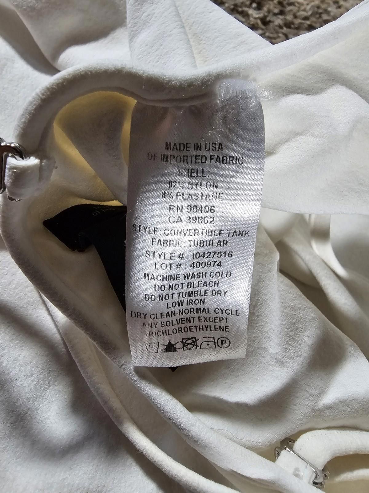 Theory Theory 0S White Made In USA Tank Top Size M / US 6-8 / IT 42-44 - 5 Thumbnail