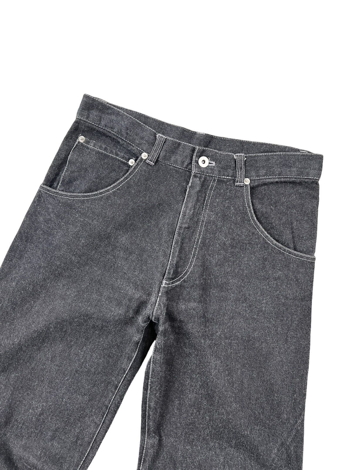 BERNINGS SHO Bernings Sho Wide Leg Reconstructed Jeans Size US 31 - 6 Thumbnail