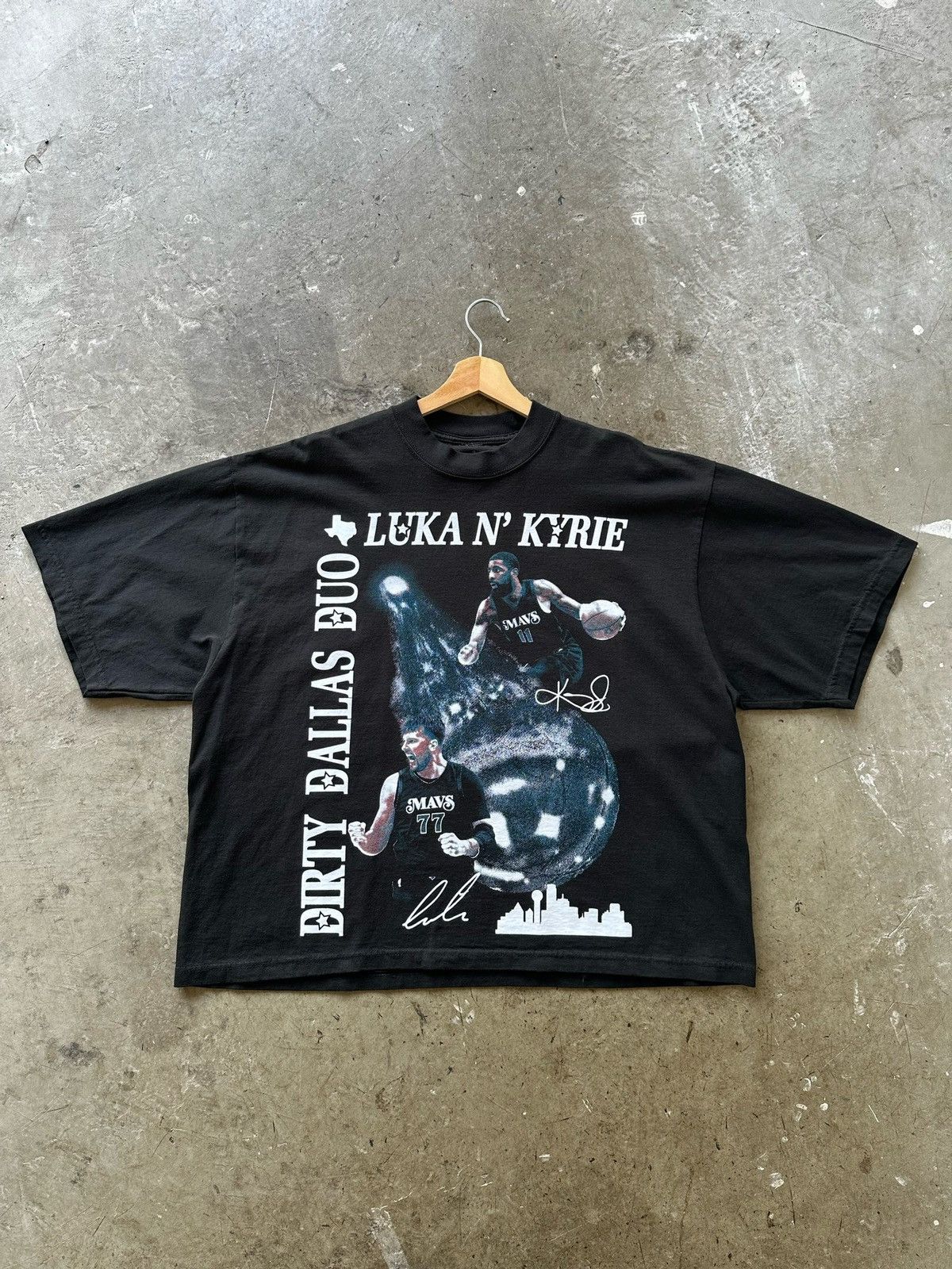 NBA Heavyweight Luka Doncic and Kyrie Irving Dallas Mavs tee Size US M / EU 48-50 / 2 - 1 Thumbnail