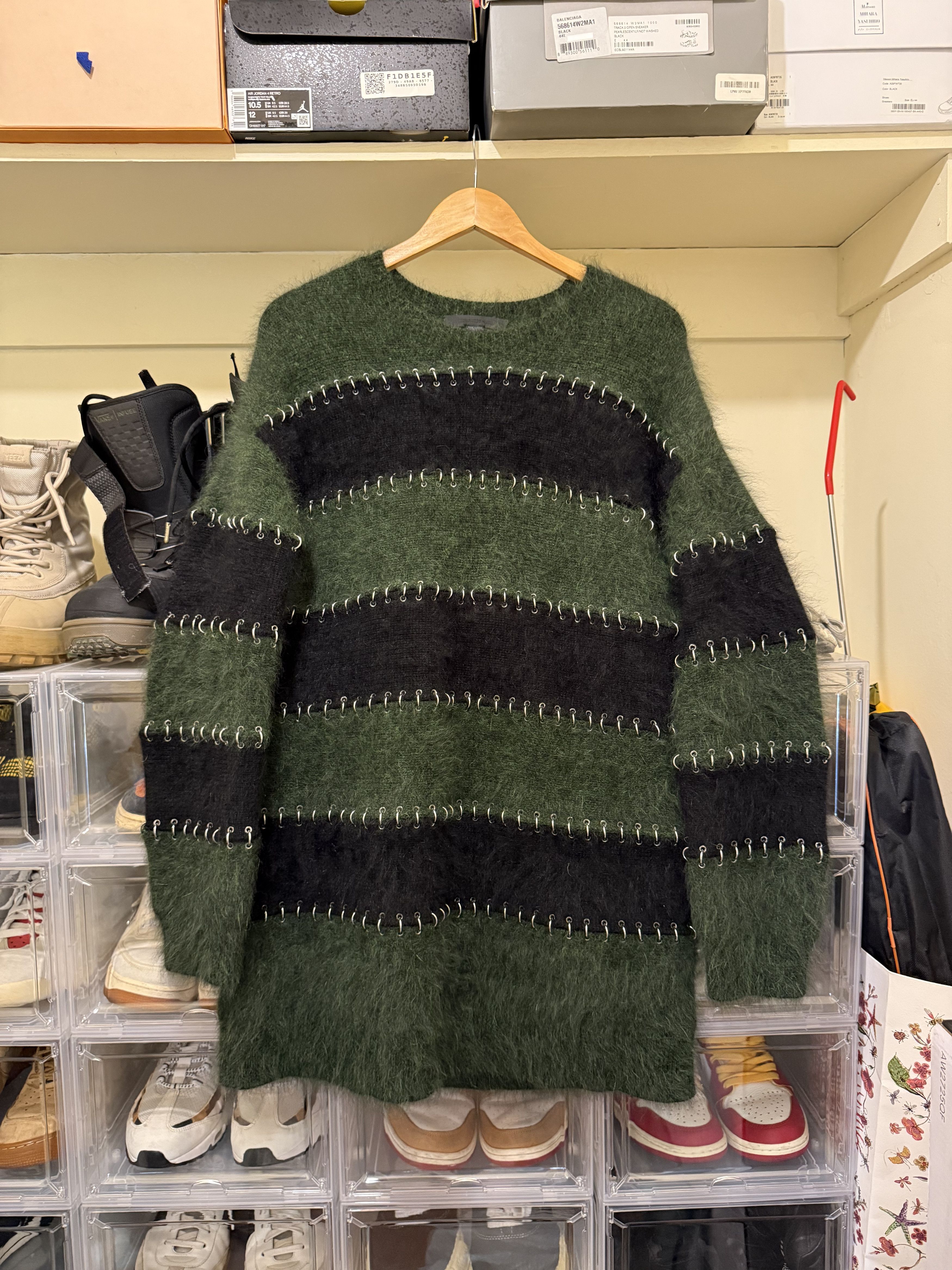 Alexander Wang Alexander Wang Chain Striped Sweater Size M / US 6-8 / IT 42-44 - 3 Thumbnail