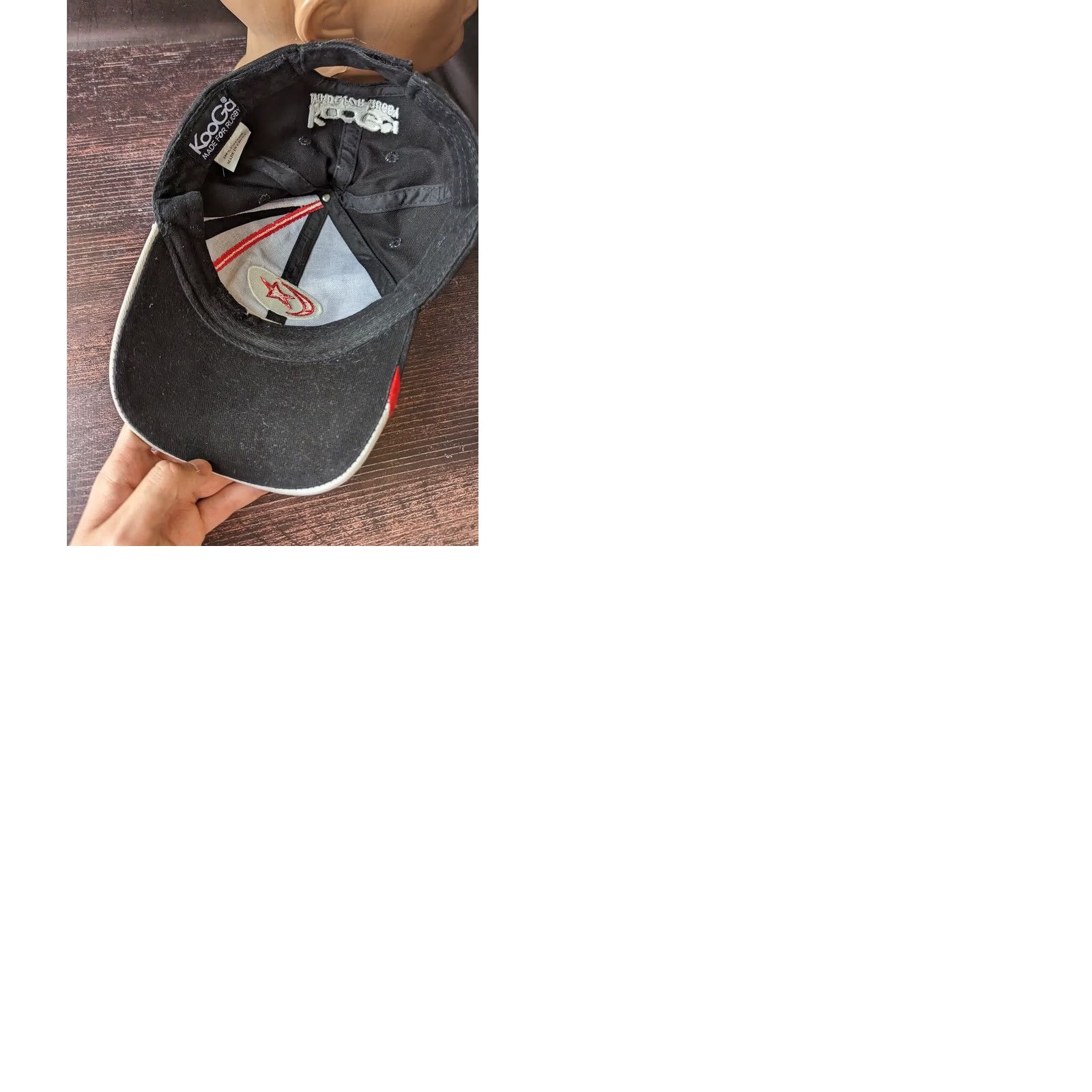 Vintage KOOGA Fan Stadium Cap Hat - Black Baseball - Adjustable - Mens - Chinese Brand - 1 Size - Spring Summer Size ONE SIZE - 9 Thumbnail