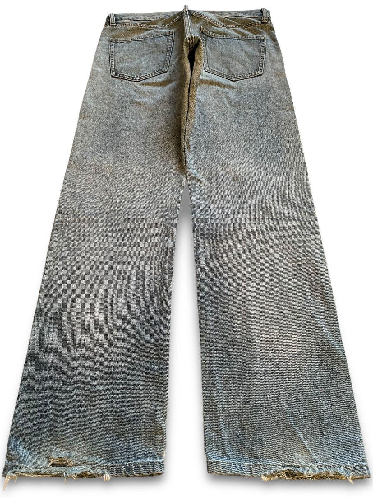 Japanese Brand × Uniqlo Vintage Japanese Uniqlo Selvedge Faded Wash Loose Jeans Size US 31 - 3 Thumbnail