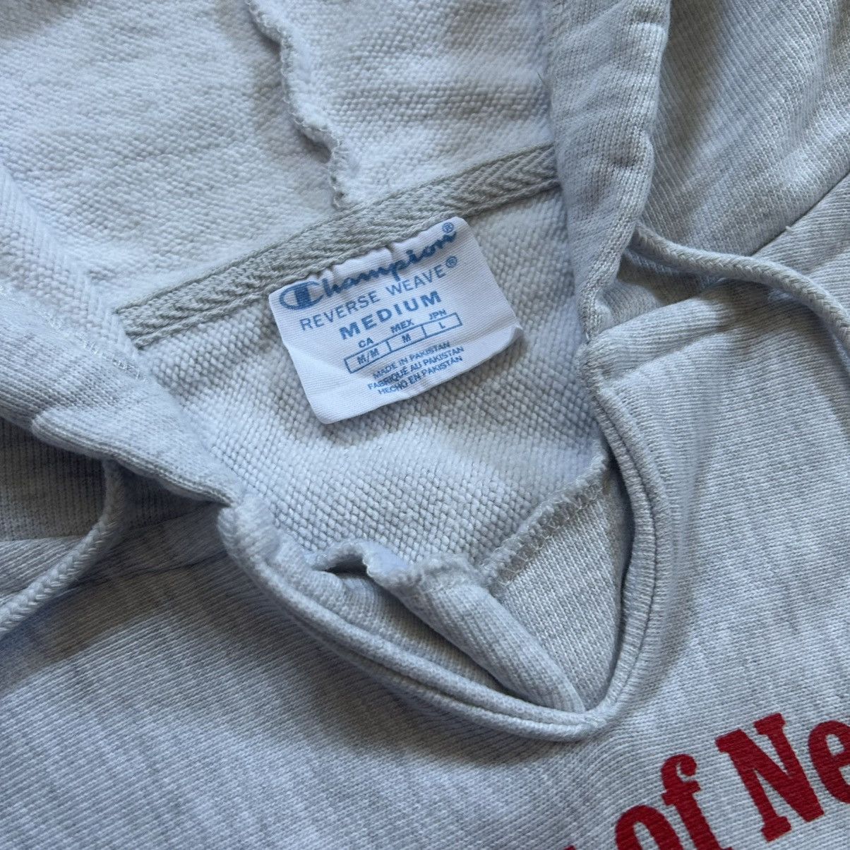 Champion UNLV HEATHER ASH GREY REVERSE WEAVE WORDMARK LOGO HOODiE Size M / US 6-8 / IT 42-44 - 16 Thumbnail