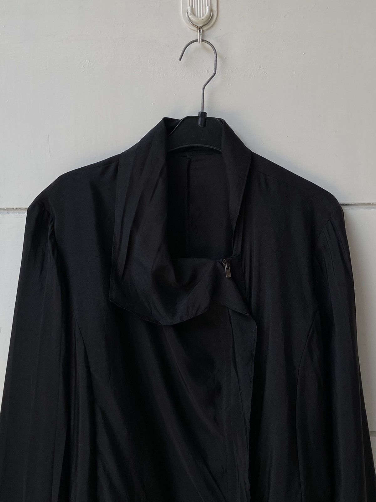 Designer × Japanese Brand BASILE 28 Black Zipper Shirt Size US XS / EU 42 / 0 - 12 Thumbnail