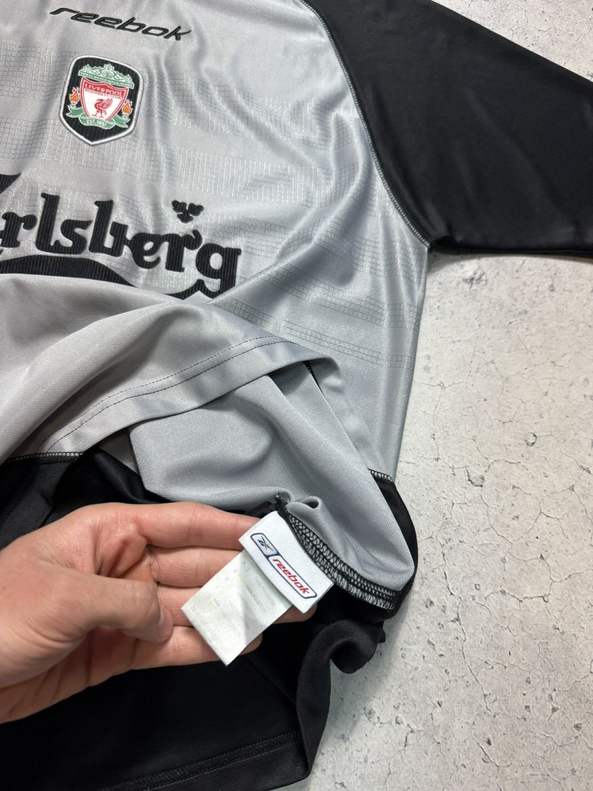 Reebok Reebok FC Liverpool Vintage Training Soccer Jersey 2000’s Size US S / EU 44-46 / 1 - 8 Thumbnail