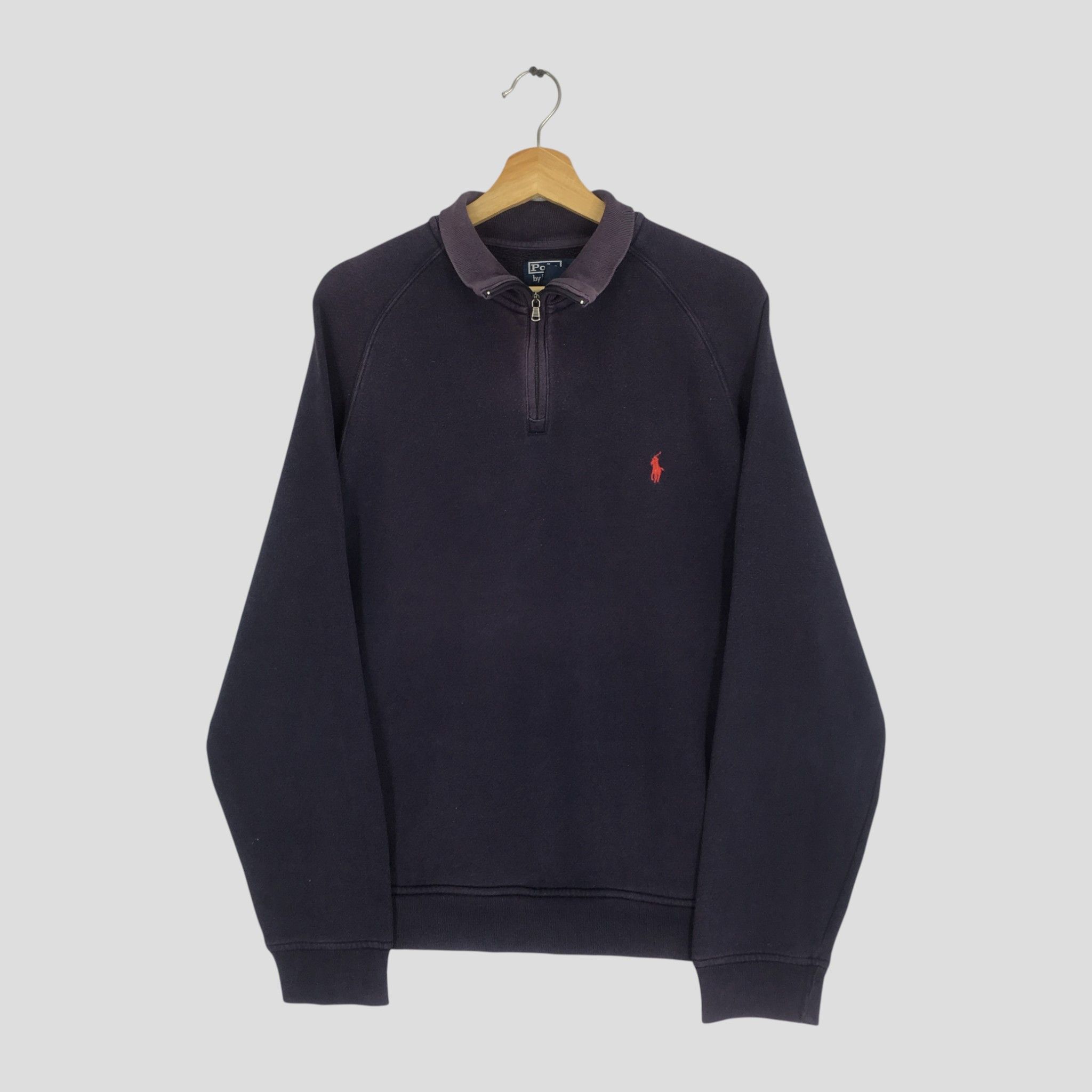Polo Ralph Lauren Vintage 90's Polo Ralph Lauren Blue Sweatshirt - 1157 -- Size US L / EU 52-54 / 3 - 1 Thumbnail