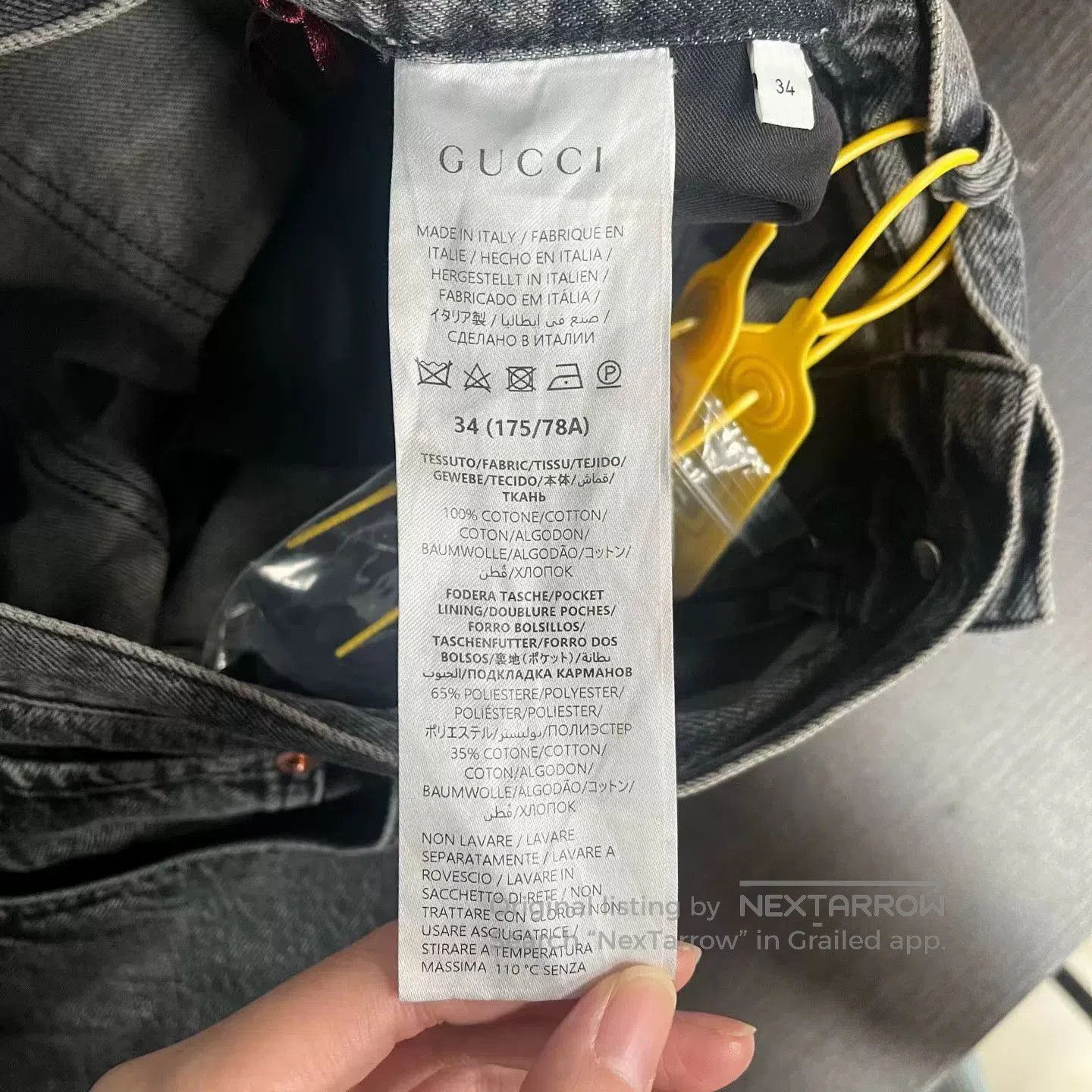 Gucci gucci new style denim pants size 34. Size US 34 / EU 50 - 4 Thumbnail