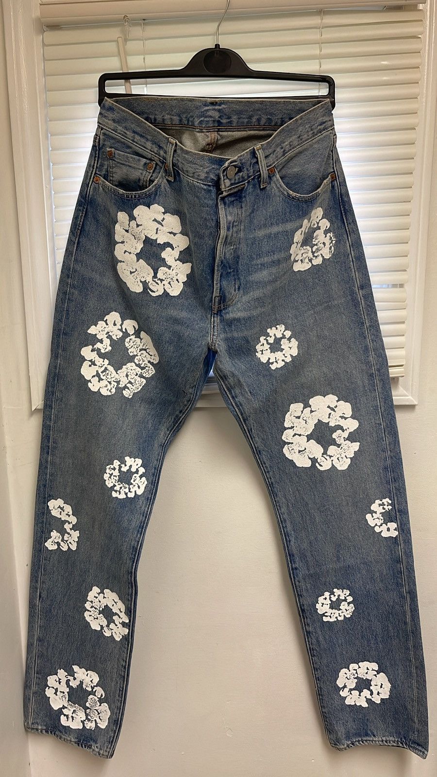 DENIM TEARS LEVI'S® X DENIM TEARS LEATHER COTTON WREATH JEANS | Grailed