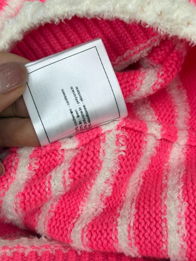 Chanel Chanel Pink and white colour-matched striped short sleeves Size XS / US 0-2 / IT 36-38 - 7 Thumbnail