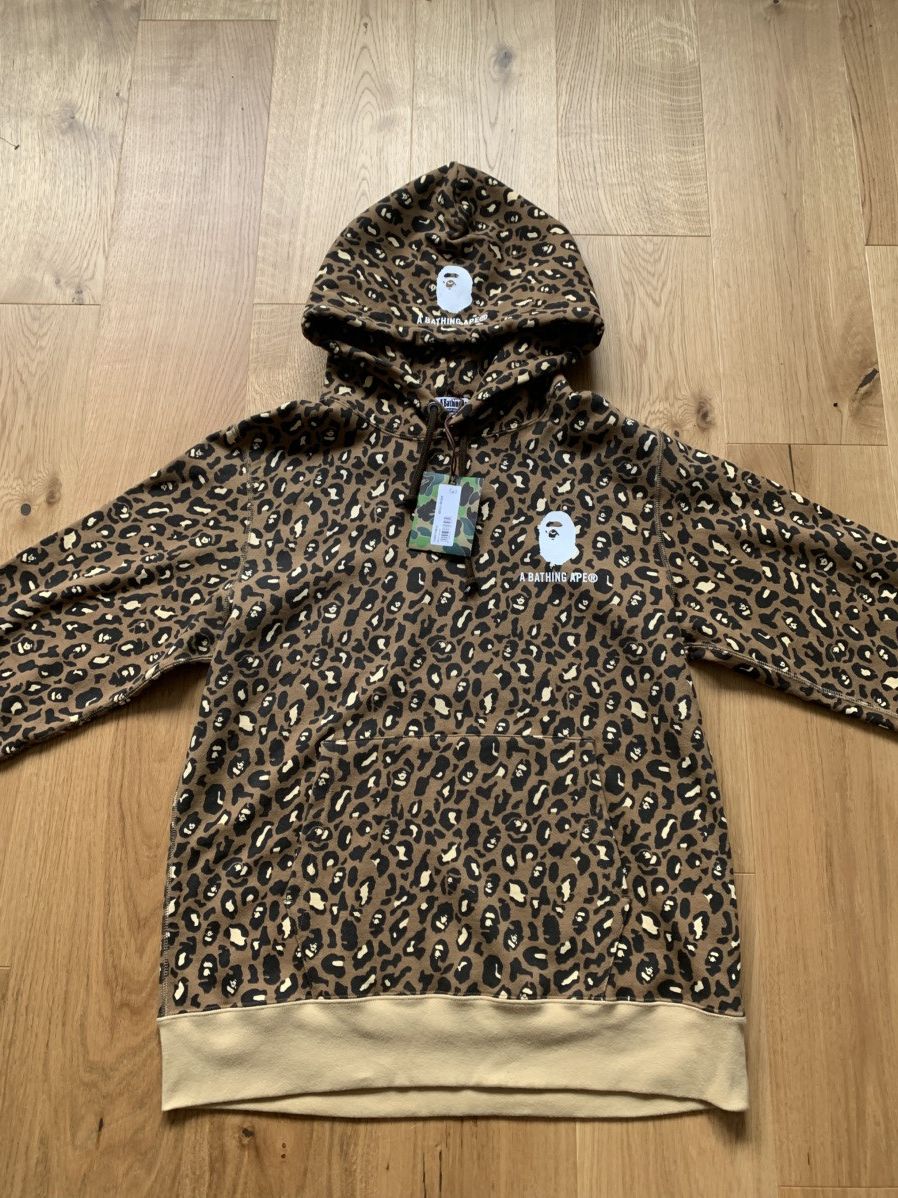 Bape Bape Leopard Hoodie Size US XL / EU 56 / 4 - 1 Thumbnail