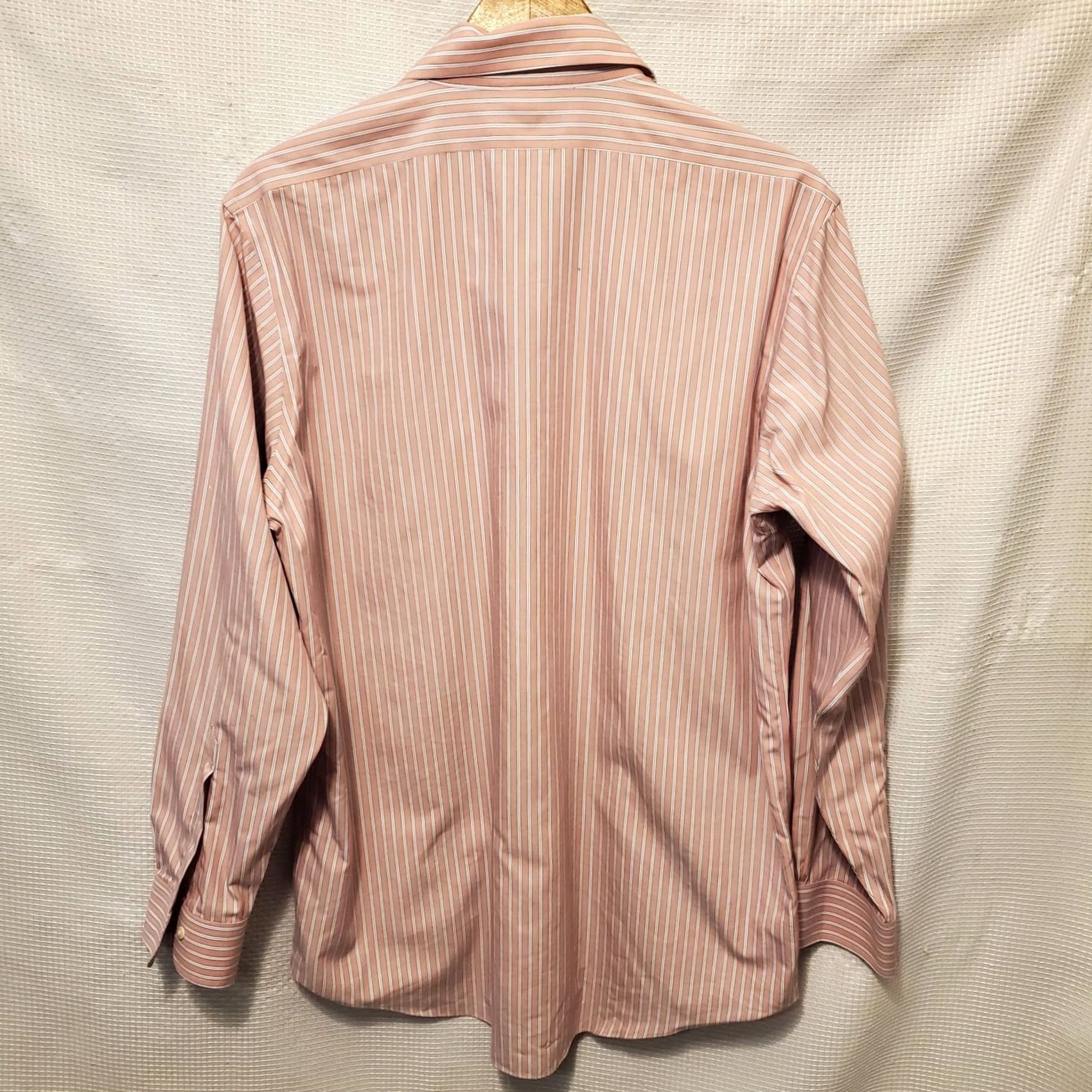 Brooks Brothers VINTAGE Brooks Brothers Original Polo Shirt Men Shirt Adult Regular Chest 46 in Pink Blue White Stripe Oxford Cotton Classic Preppy Shirt Mens Size US XL / EU 56 / 4 - 2 Thumbnail