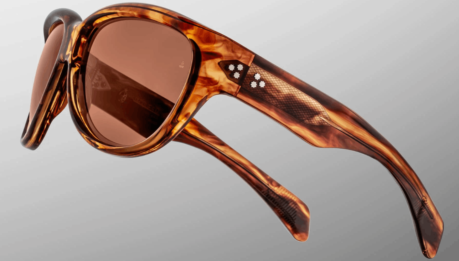 Jmm Ravello Bourbon Sunglasses in Orange, Men's — image 3 of 4