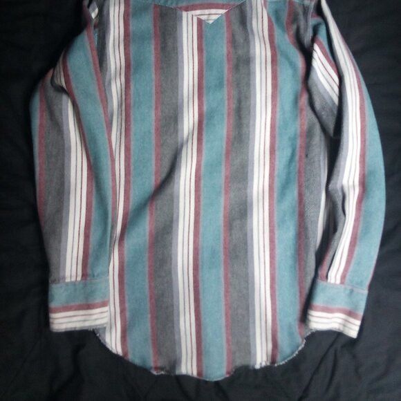 Wrangler Vintage Wrangler Striped Brushpopper Western Button Shirt Size US L / EU 52-54 / 3 - 7 Thumbnail