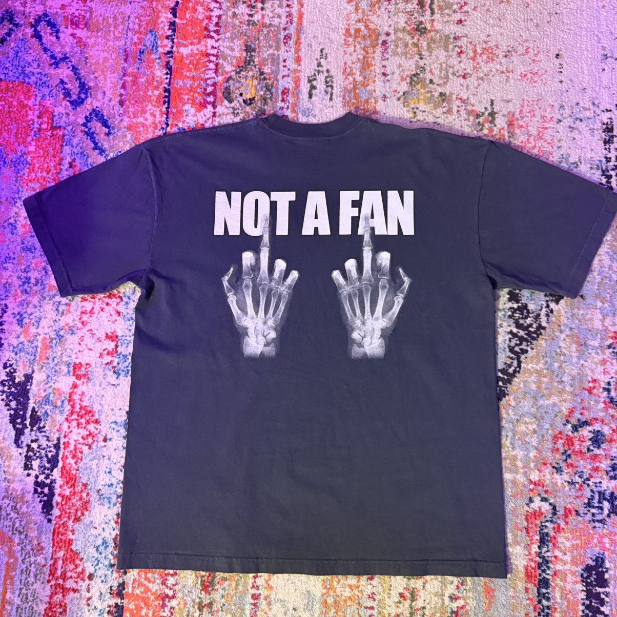 Menace MENACE “NOT A FAN” T-SHIRT Size US XL / EU 56 / 4 - 1 Thumbnail