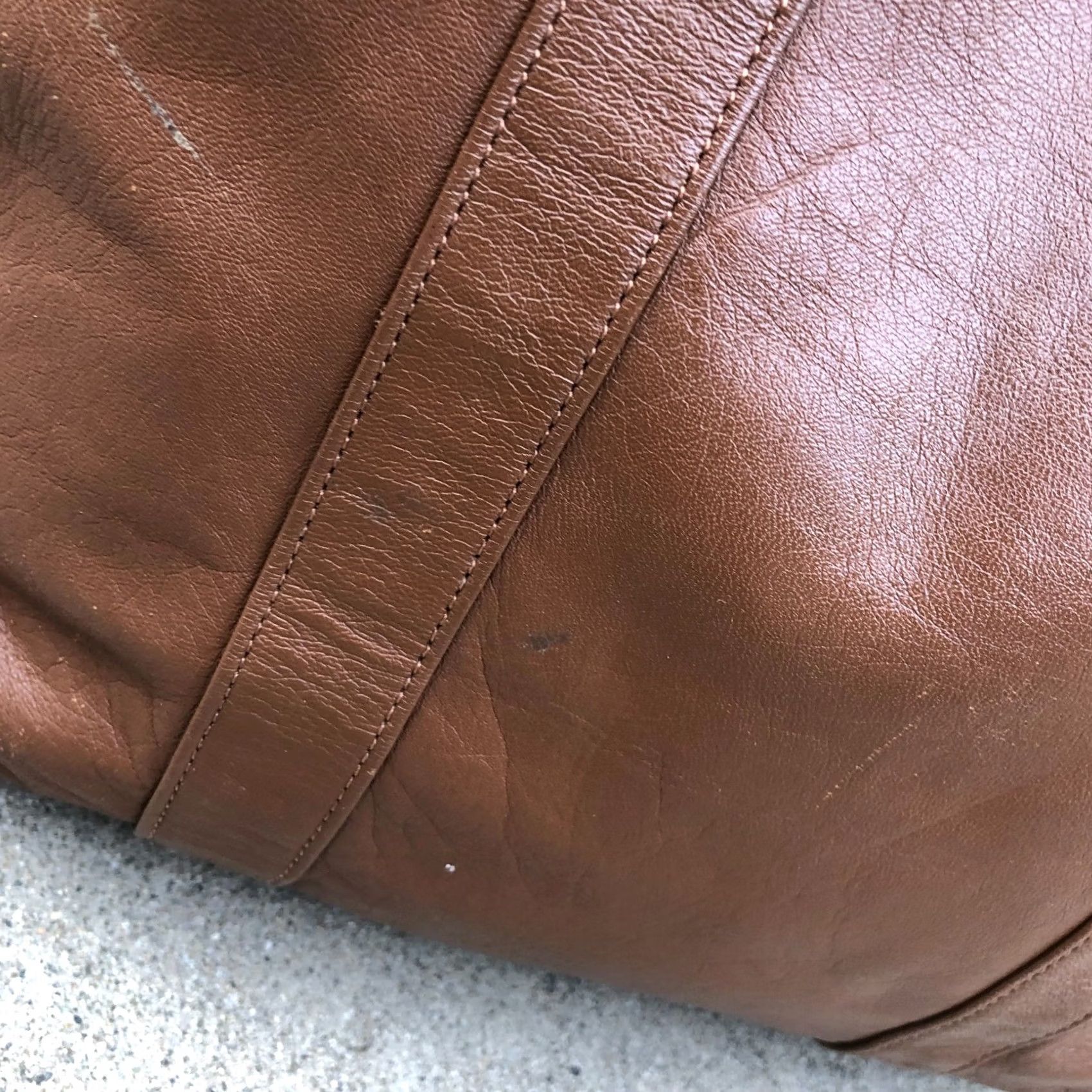 Vintage VINTAGE Robinson's Leather Tote Purse Women's Brown Shoulder Bag Large Tote Brown Leather Women Bag Large Robinson's Size ONE SIZE - 7 Thumbnail