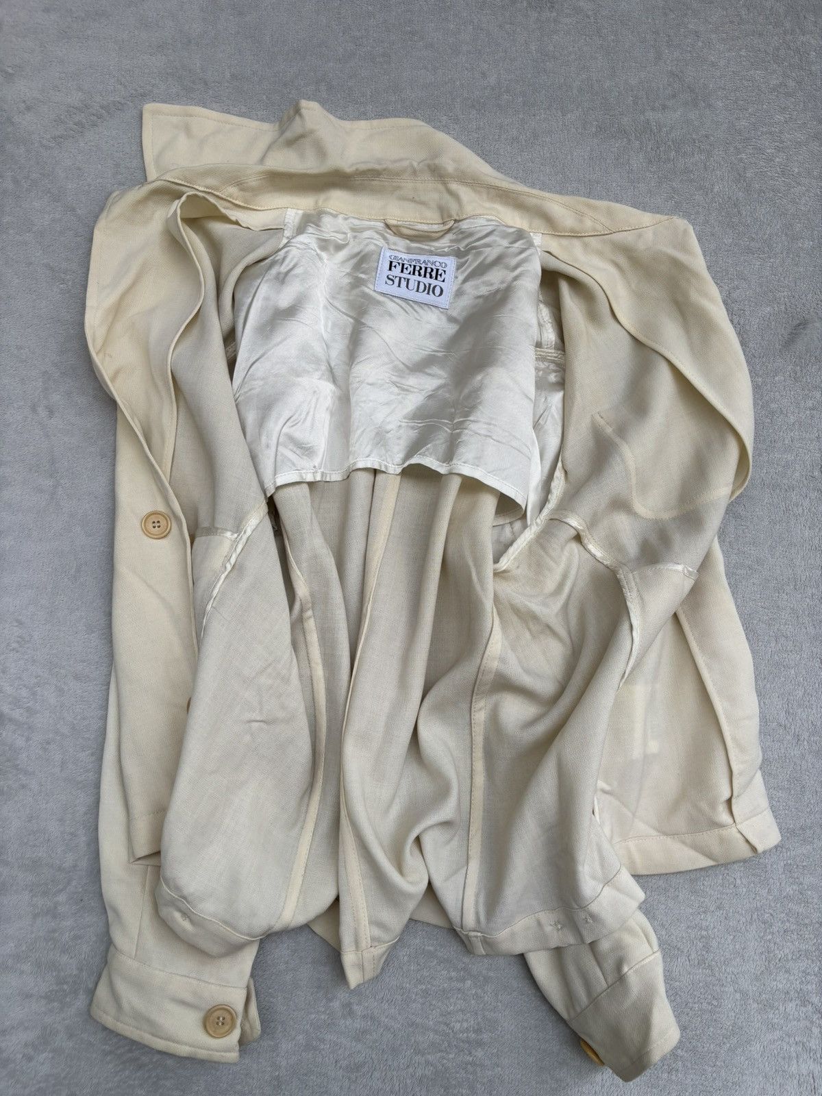 Gianfranco Ferre S/S 1992 Gianfranco Ferre Studio - Workwear Jacket Size US M / EU 48-50 / 2 - 7 Thumbnail