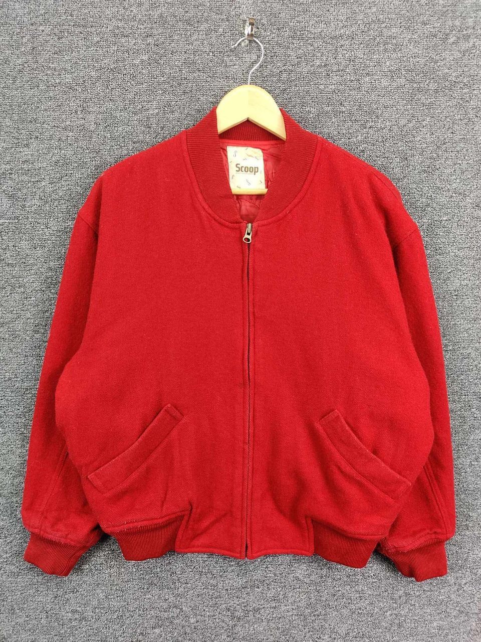 Japanese Brand Vintage Scoop Embroidery Wool Varsity Jacket Size US M / EU 48-50 / 2 - 4 Thumbnail