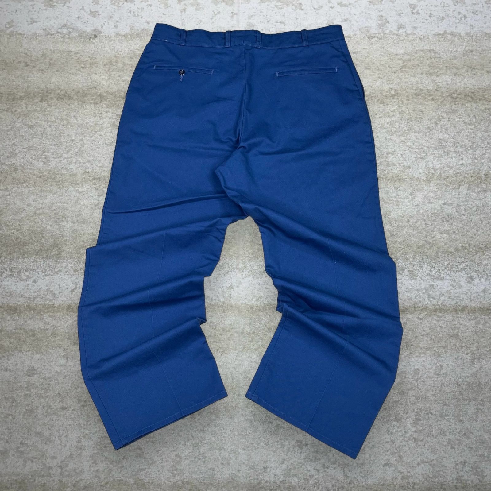 Vintage Vintage 90s Roebucks Khakis Pants 38x30 Baggy Fit Blue Flat Size US 38 / EU 54 - 1 Thumbnail