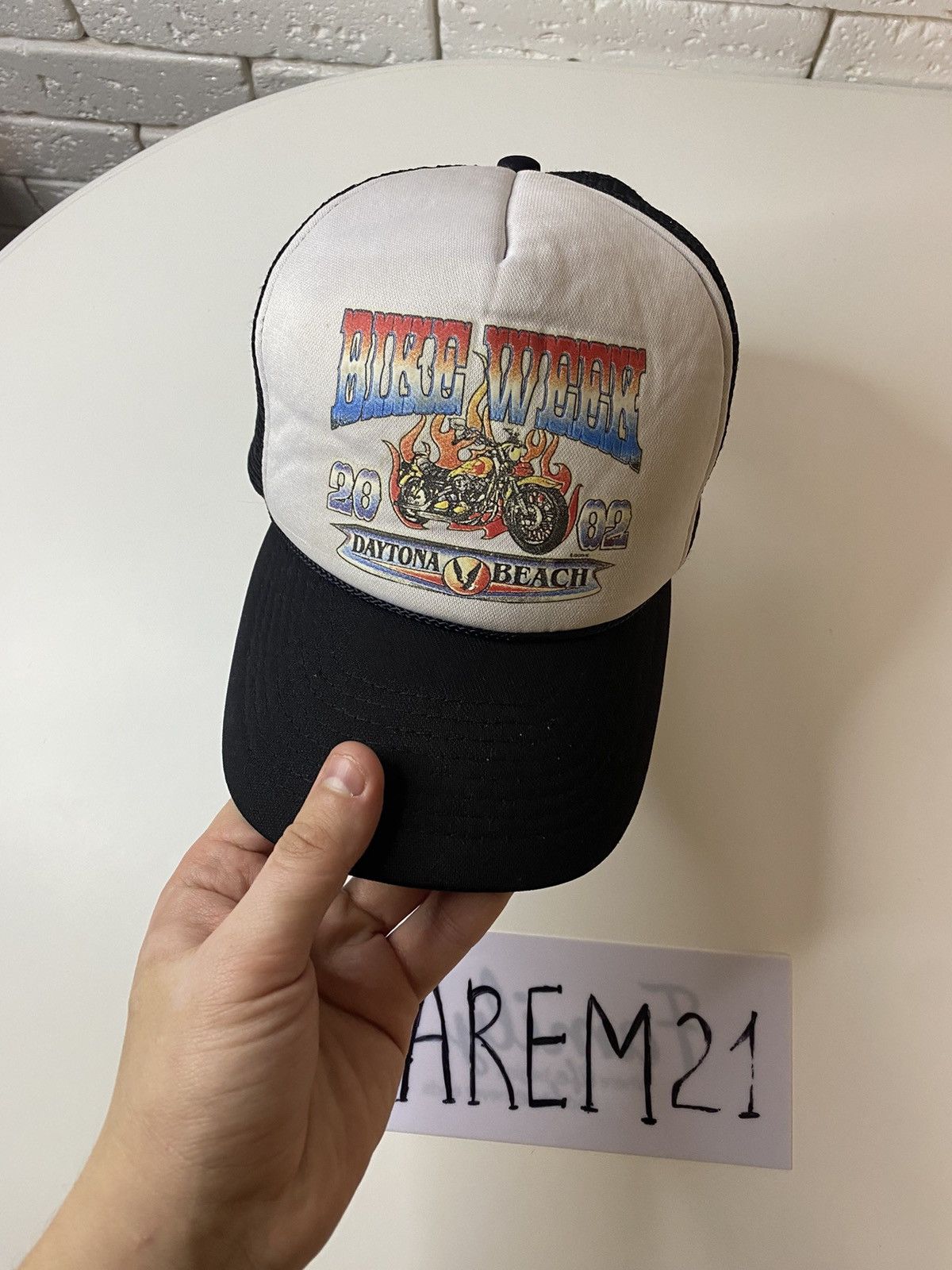 Other Bike Week 2002 tracker cap hat Size ONE SIZE - 2 Thumbnail