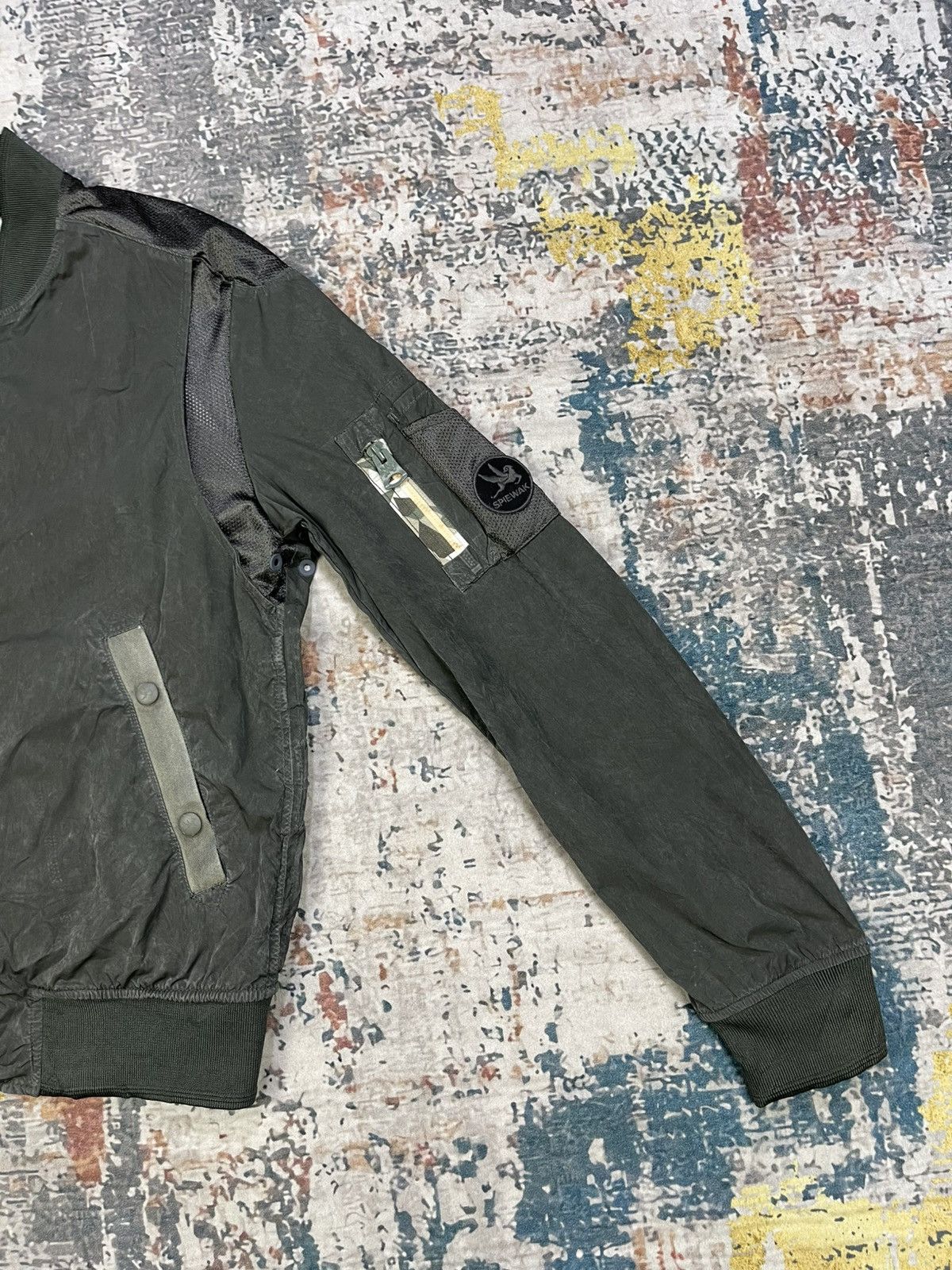 I. Spiewak And Sons Spiewak Type MA-1 Nylon Windbreaker Bombers Size US S / EU 44-46 / 1 - 8 Thumbnail