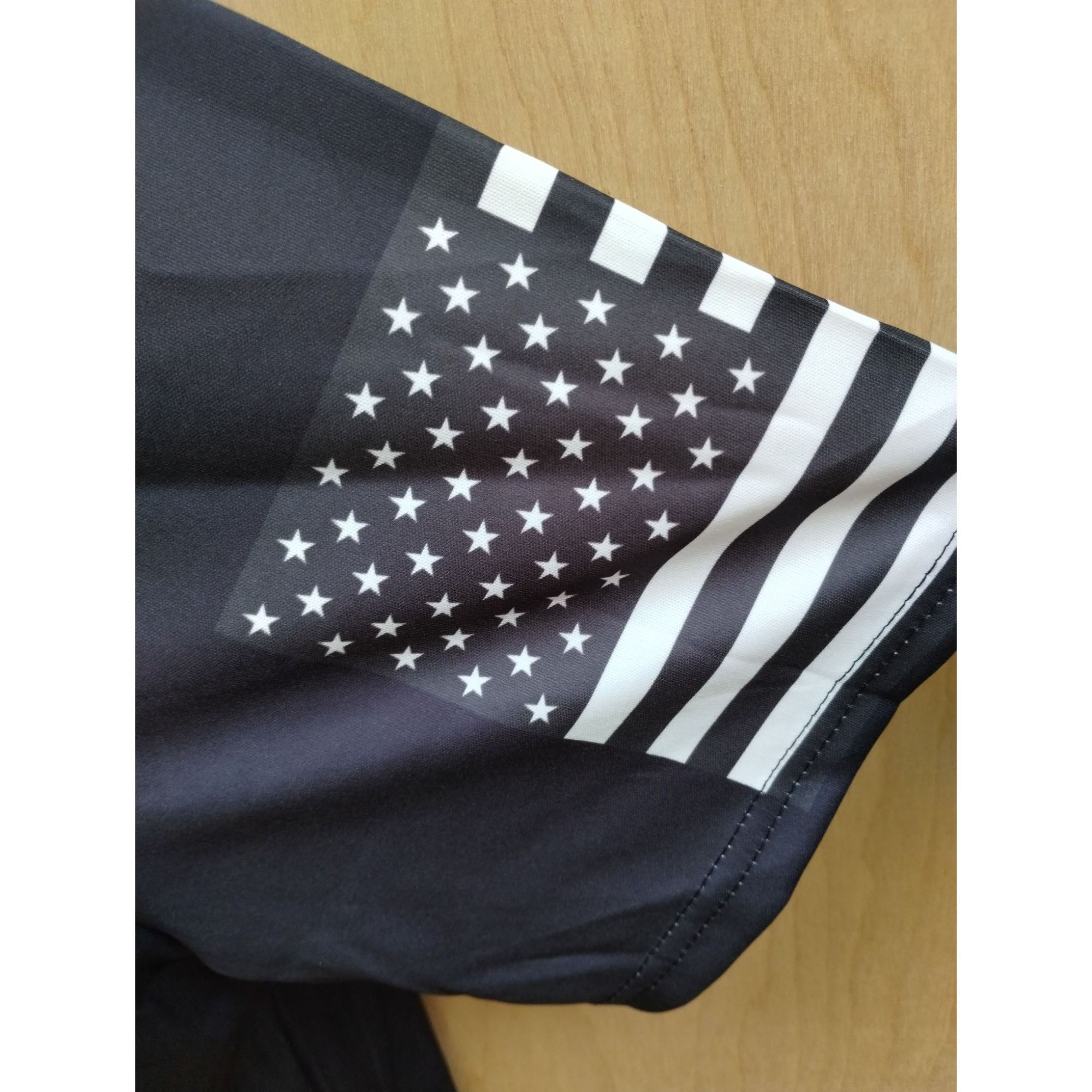 Other 1776 Patriotic Mens Polo Shirt Large American Flag Design Size US L / EU 52-54 / 3 - 4 Thumbnail