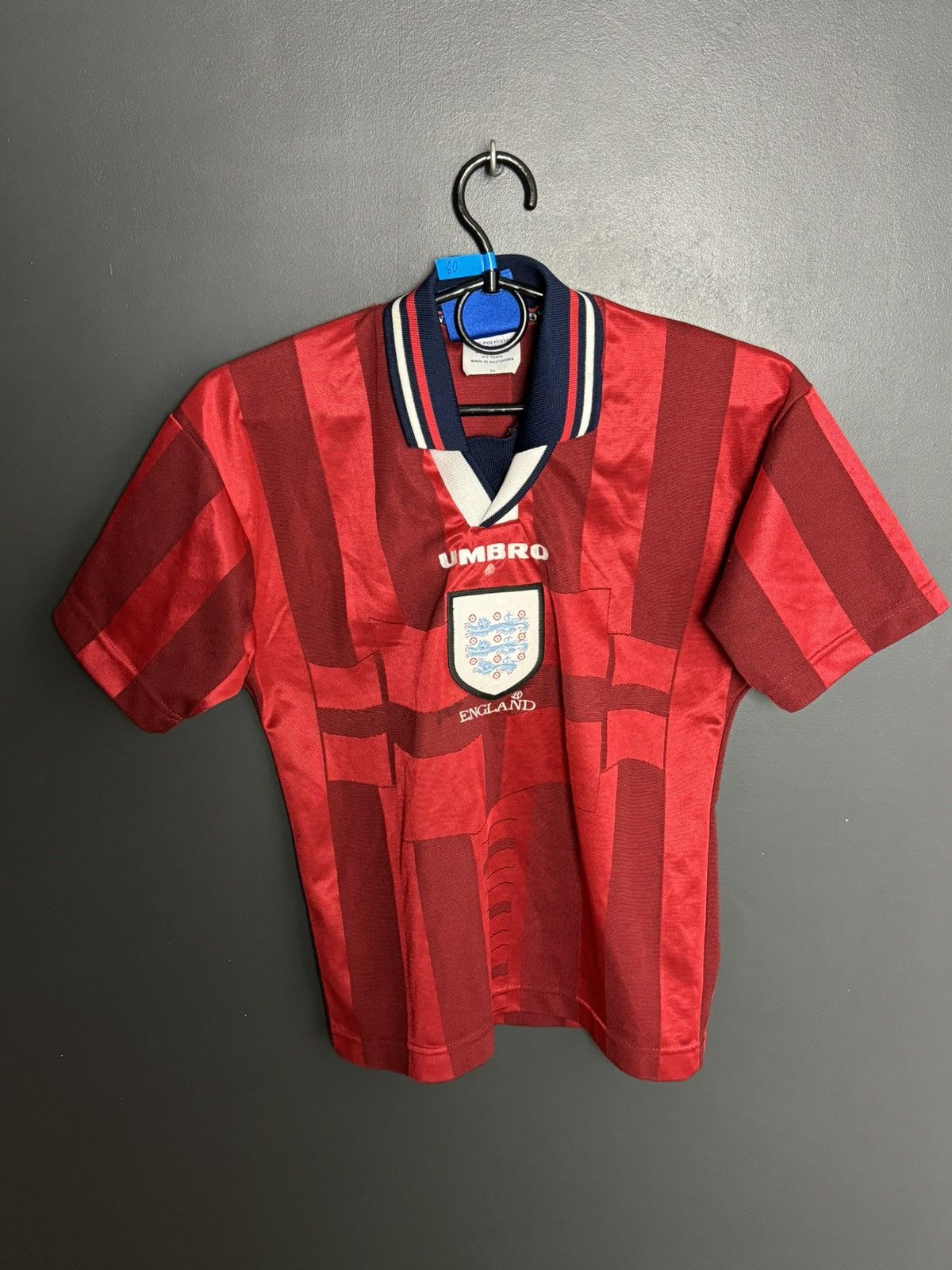 Umbro KIDS England National Team 97/99 Away Football Jersey Size US XS / EU 42 / 0 - 1 Thumbnail