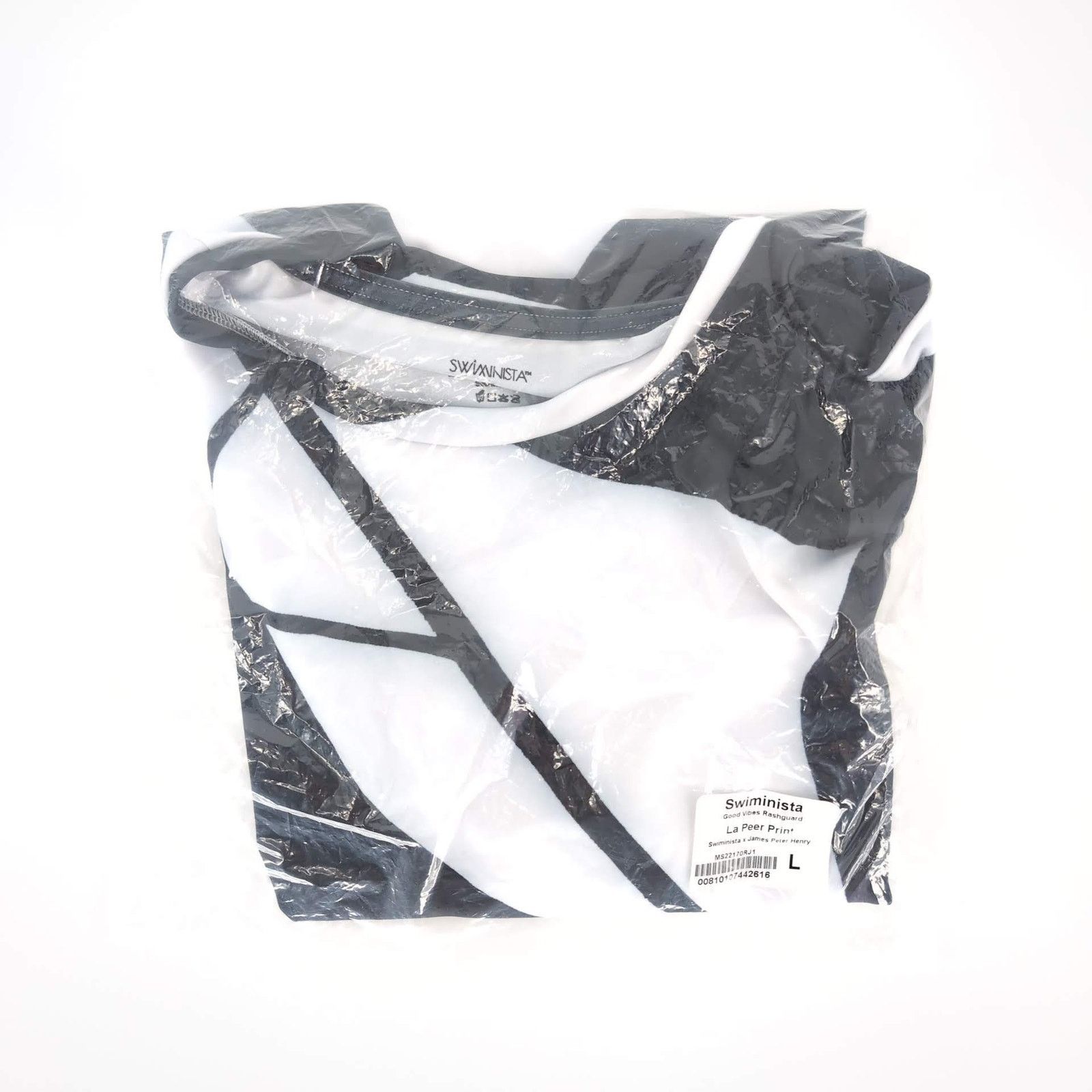 Other Swiminista x James Peter Henry Good Vibes Rashguard Sz L NWT Size US 36 / EU 52 - 14 Thumbnail