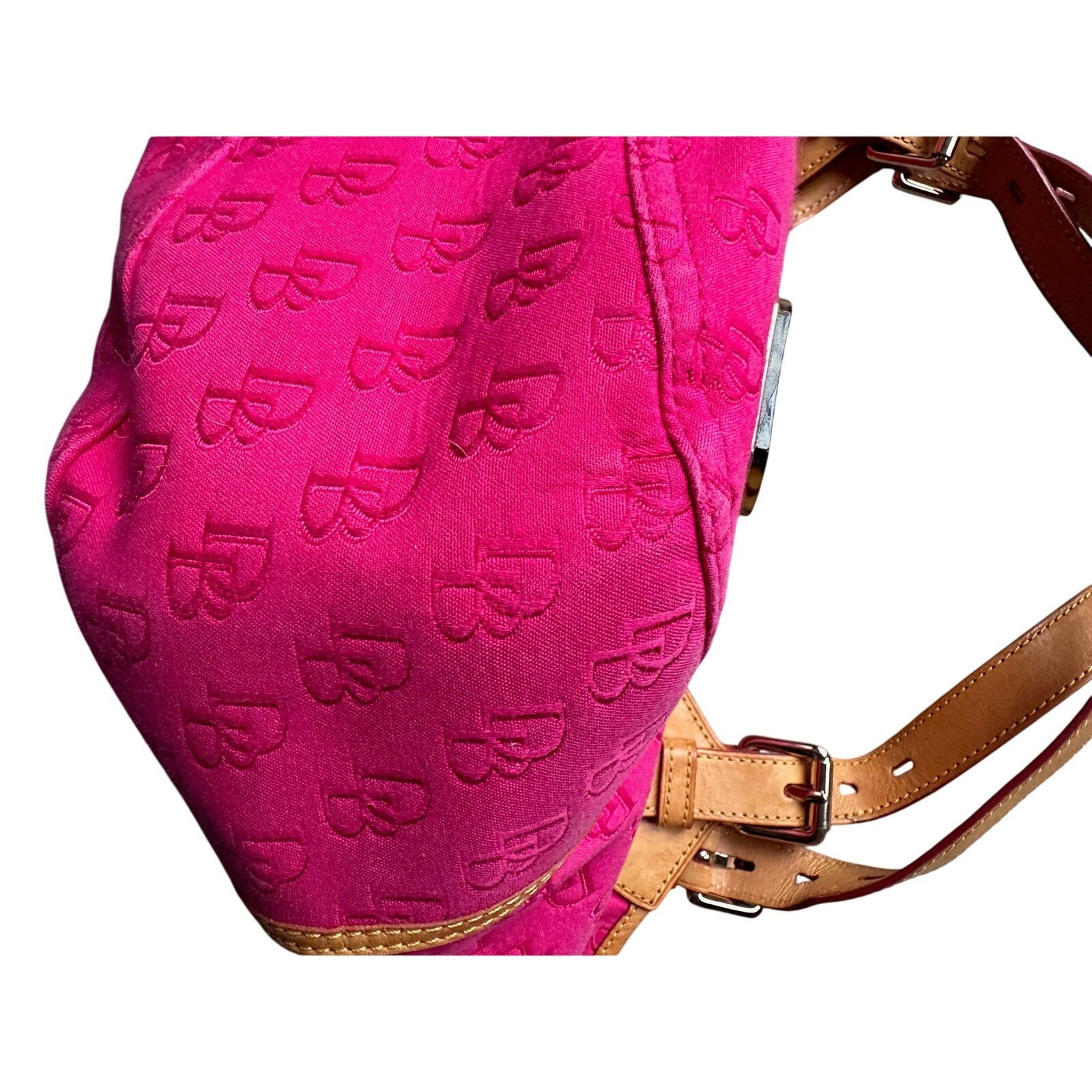 Dooney & Bourke Dooney & Bourke Oversize Deep Pink Hobo Bag Size ONE SIZE - 16 Thumbnail