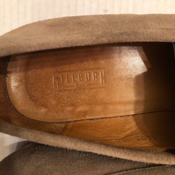 Other Millburn men's tan leather suede slip on loafers size:11.5 Size US 11.5 / EU 44-45 - 8 Thumbnail