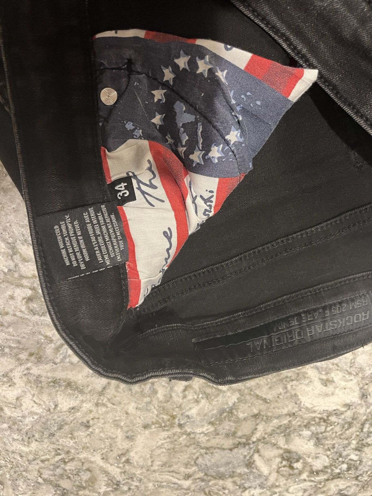 Other Rockstar Original Black Carpnter Painter Jeans Size US 34 / EU 50 - 4 Thumbnail