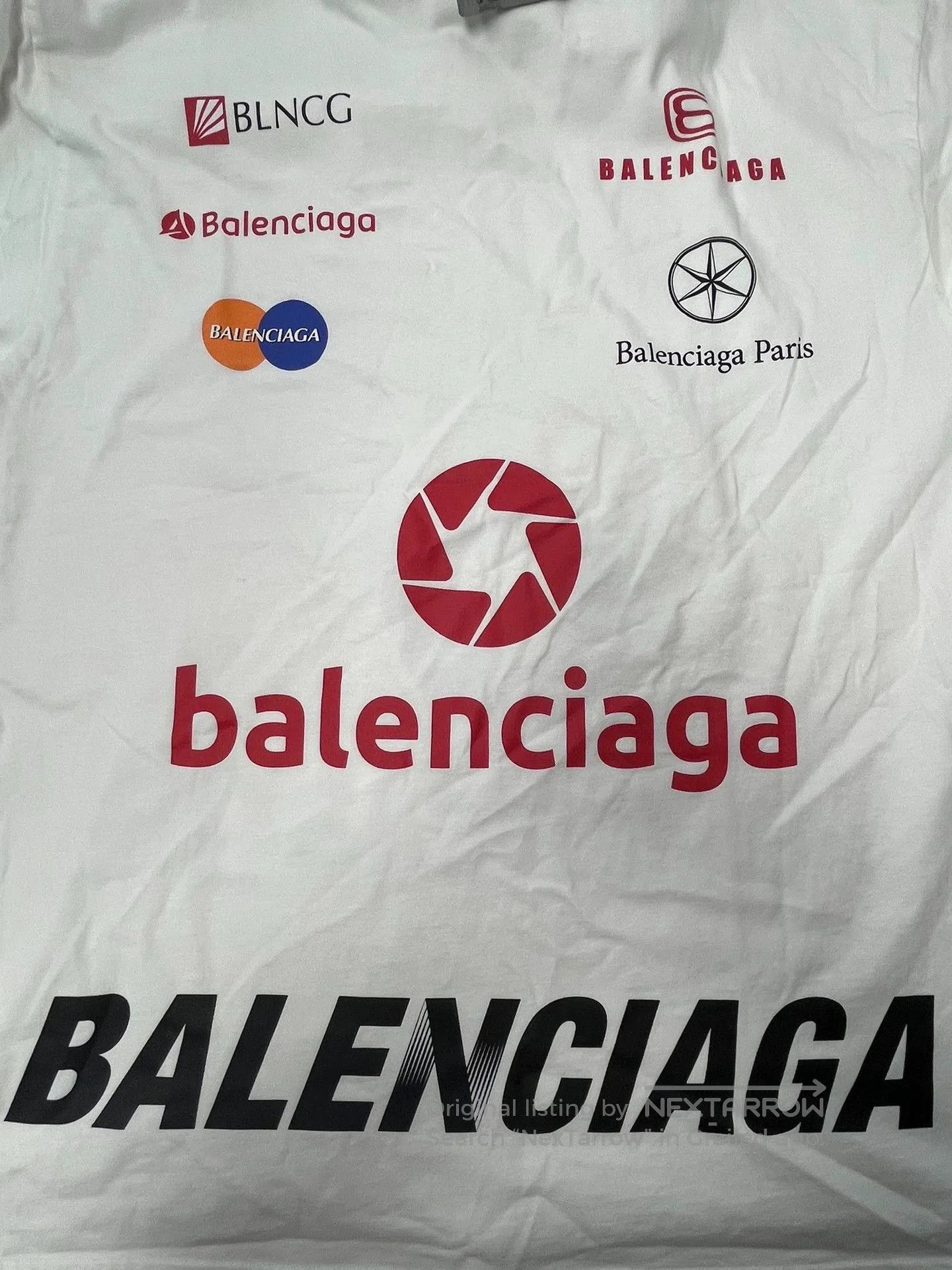 Balenciaga Balenciaga TOP LEAGUE Logo Short Sleeve T-shirt. Size US M / EU 48-50 / 2 - 3 Thumbnail