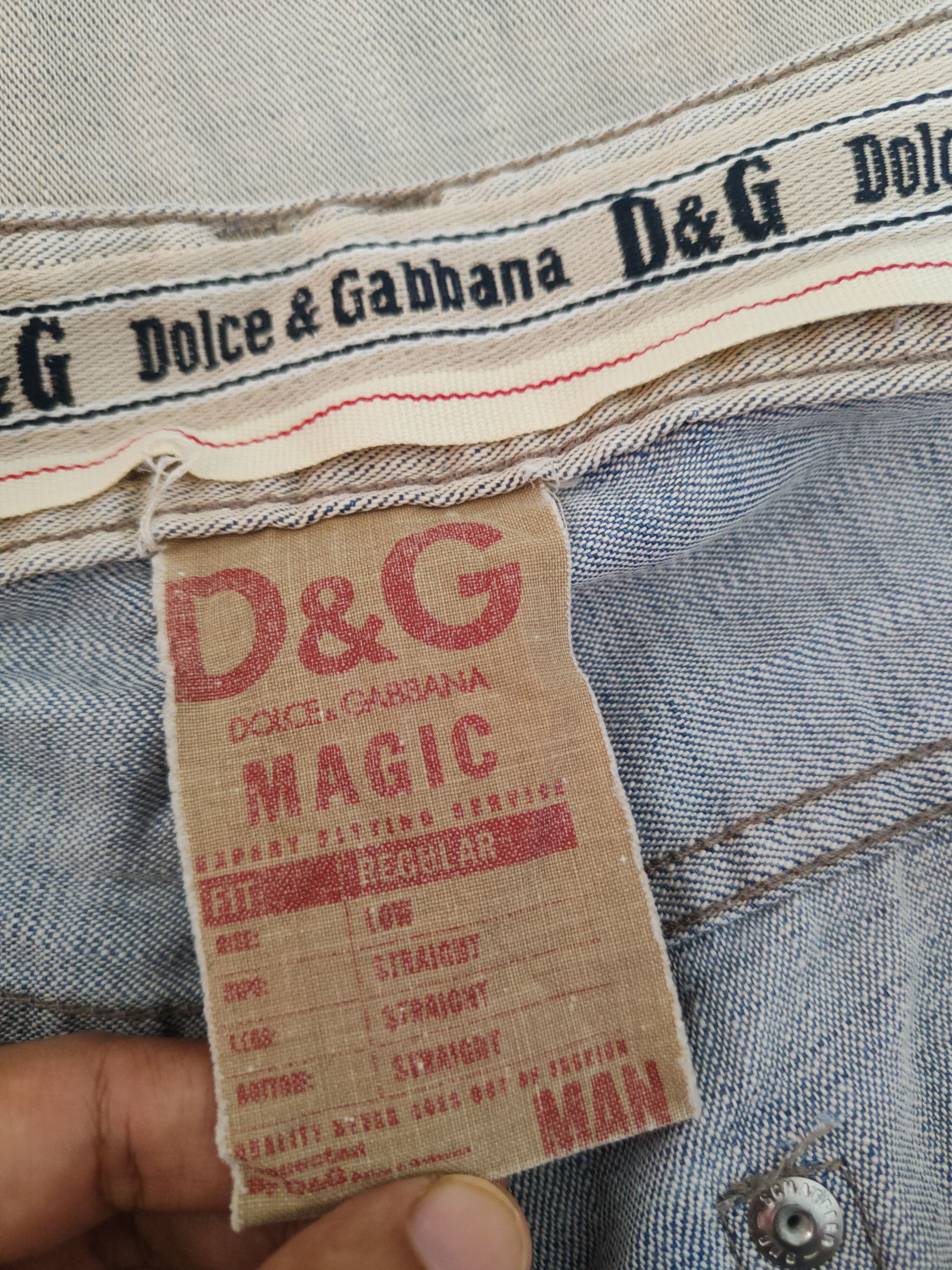 Dolce & Gabbana DL Dolce & Gabbana Blue Faded vintage Soft Denim #S1324 Size US 32 / EU 48 - 16 Thumbnail