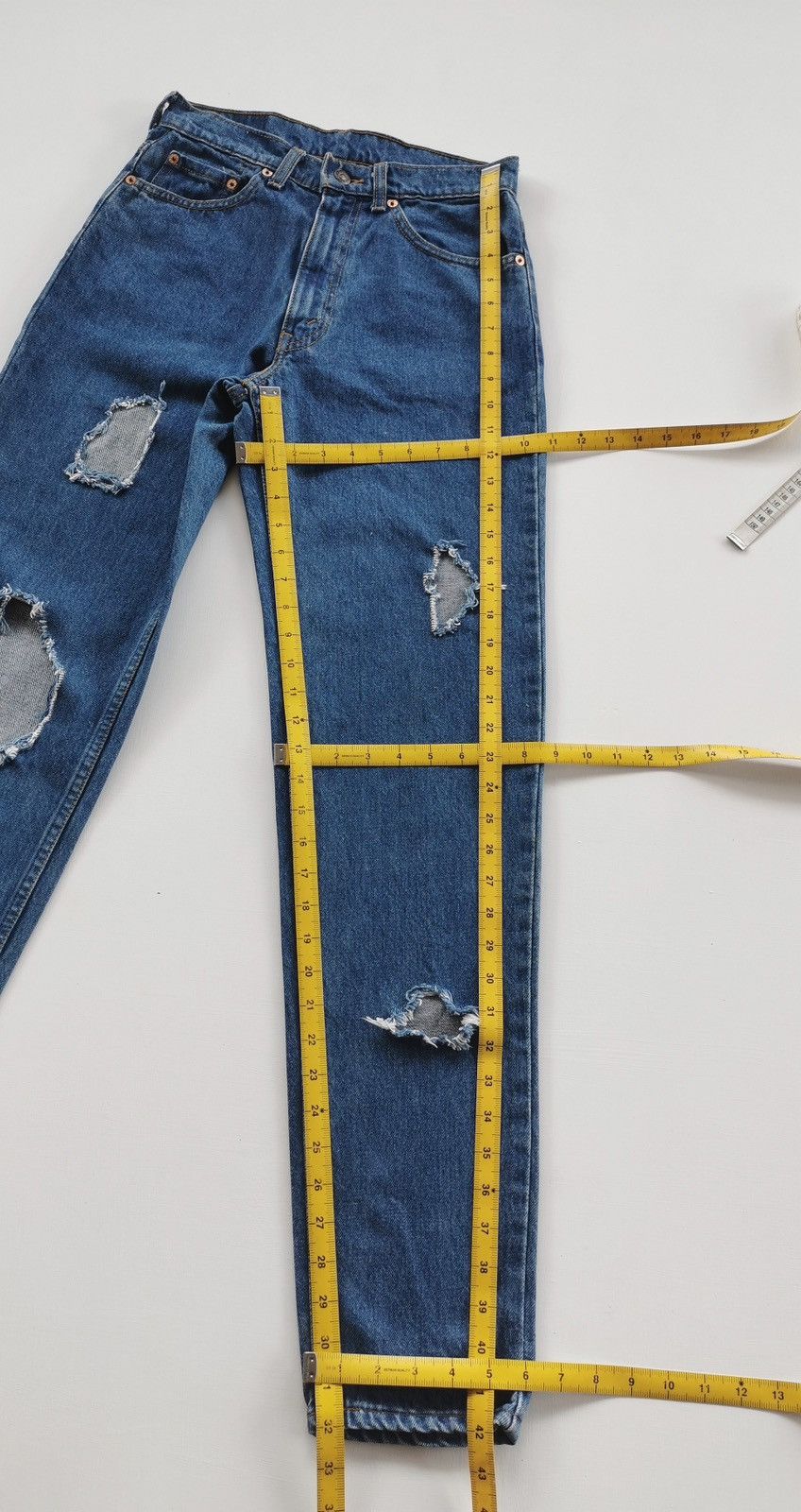Levi's Vintage Levis Lot 620 Blue Jeans Size 27" / US 4 / IT 40 - 10 Thumbnail