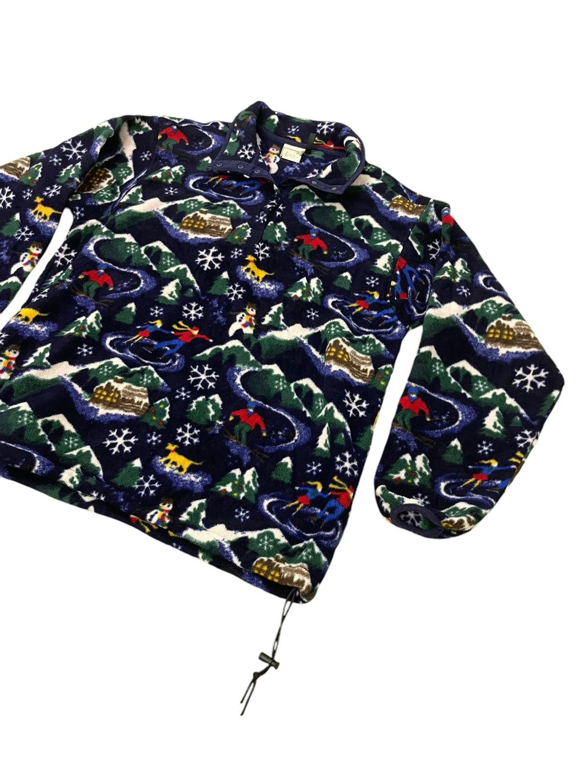L.L. Bean Vtg L.L. Bean Fleece Snap T Pullover Ski 5🟩9 Size US M / EU 48-50 / 2 - 3 Thumbnail