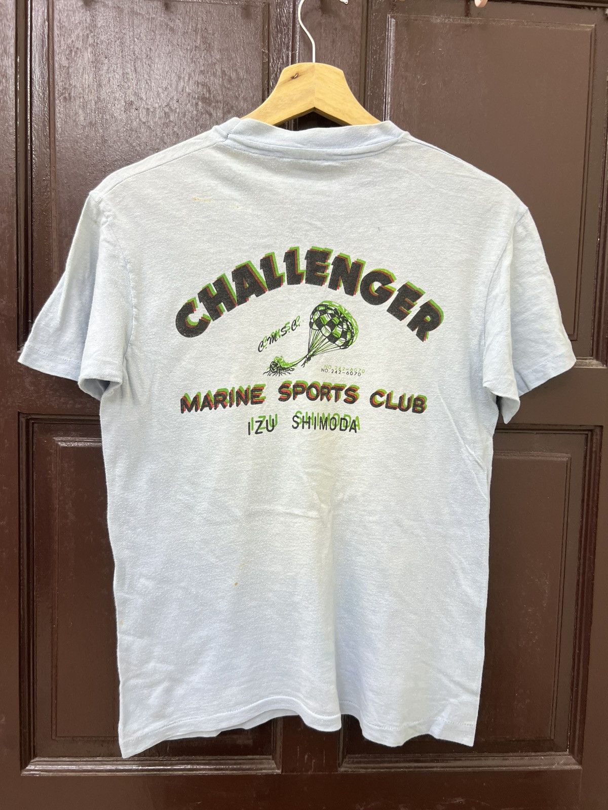 Hanes Vintage Thrashed 80s Hanes Tag Marine Sport Club Challengers Size US M / EU 48-50 / 2 - 5 Thumbnail