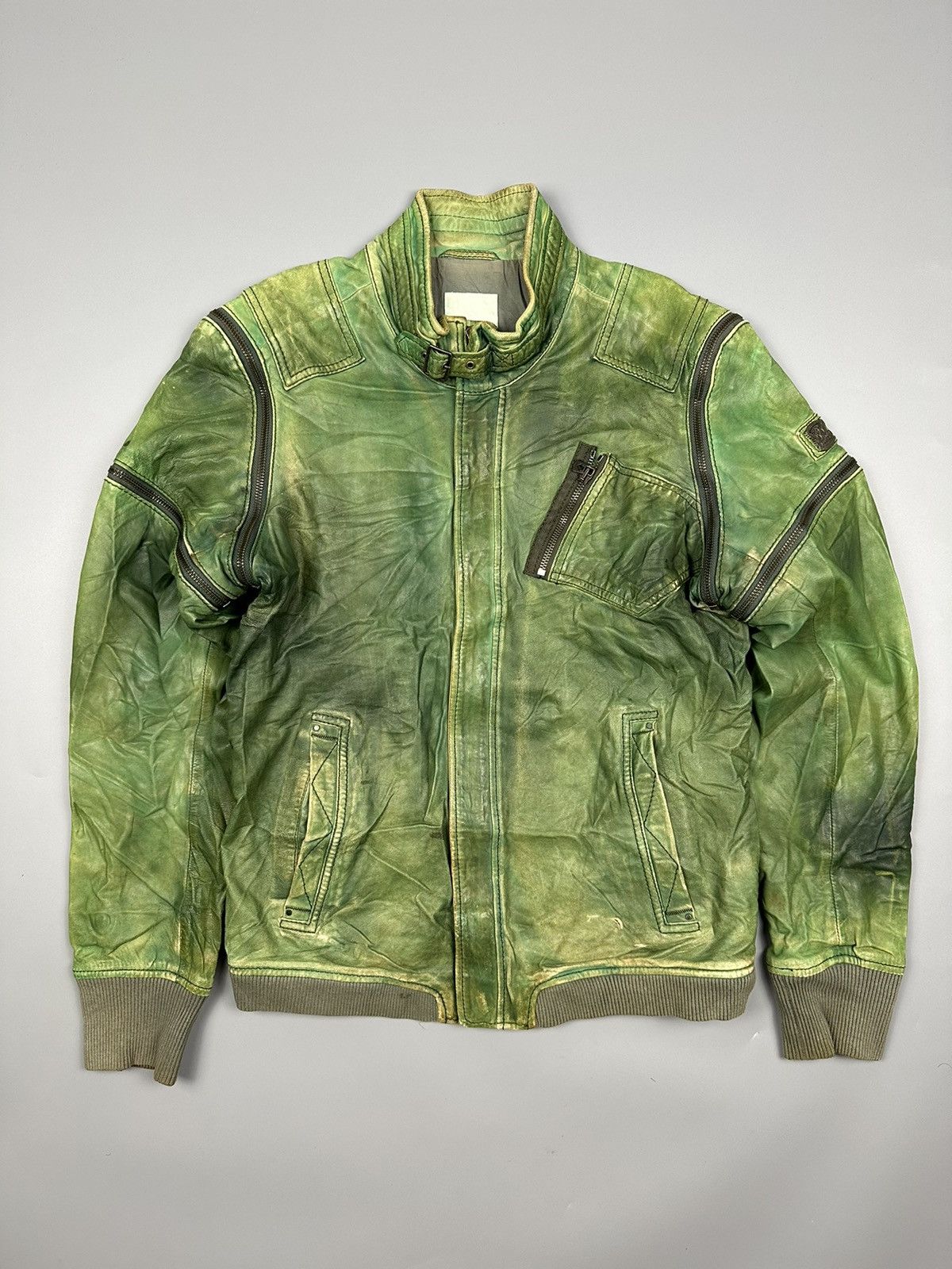 Diesel 🔥Very Rare🔥Vintage Diesel Leather Jacket Size US M / EU 48-50 / 2 - 3 Thumbnail
