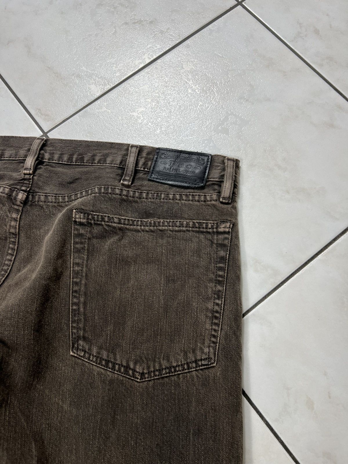 Polo Ralph Lauren Polo Ralph Lauren moto biker denim jeans washed freelander Size US 40 / EU 56 - 12 Thumbnail