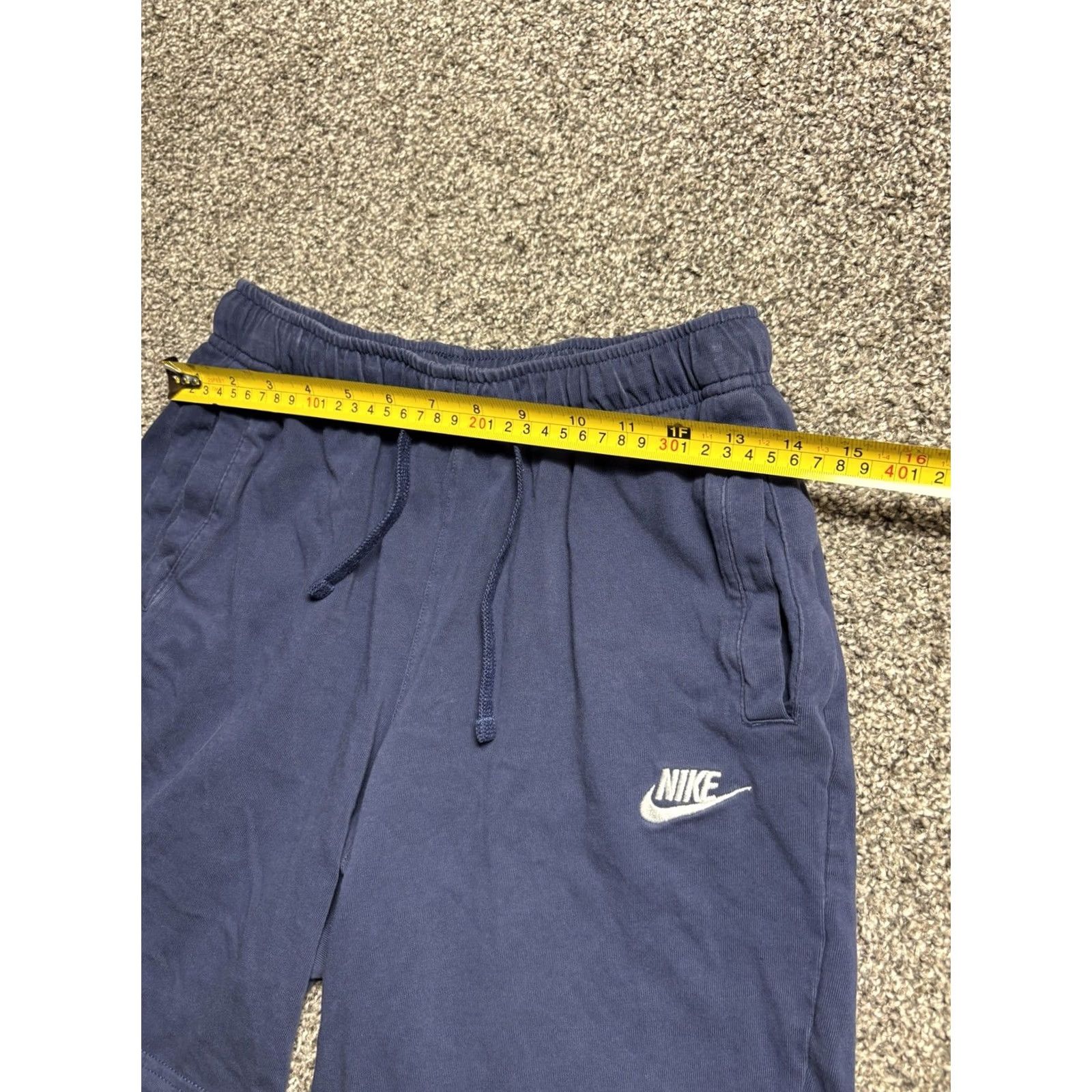 Nike Nike Sweat Shorts Mens S Blue Cotton Fleece Athletic Lounge BV2772 Size US 29 - 5 Thumbnail