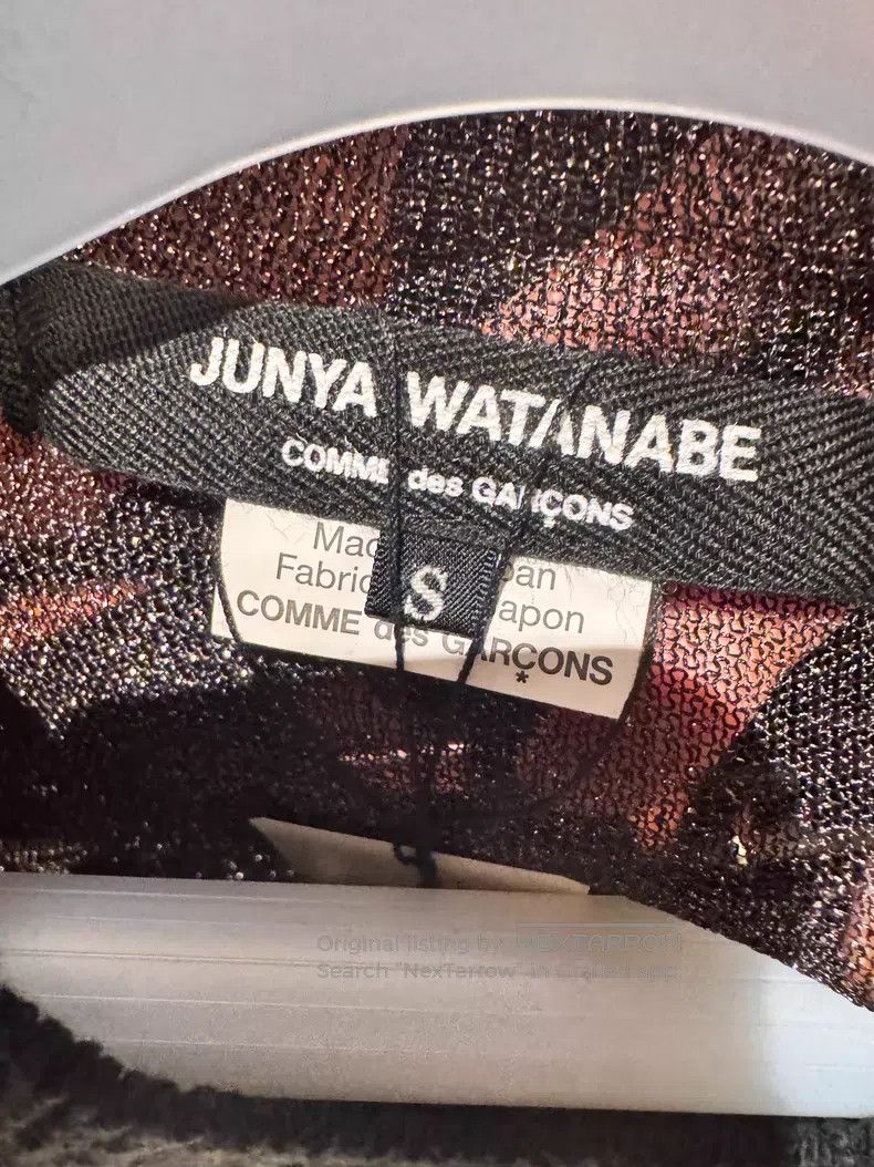 Junya Watanabe Junya Watanabe Black hollow-out short-sleeved knitted swea Size US S / EU 44-46 / 1 - 5 Thumbnail
