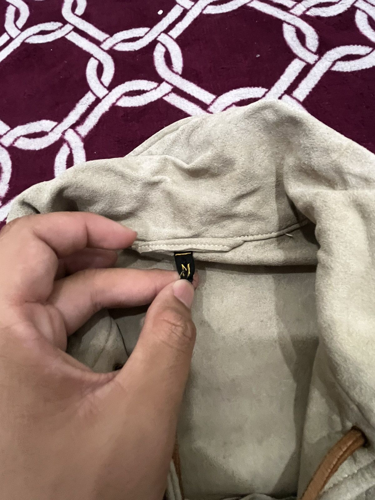Genuine Leather Vintage 50s/60s Western Pullover Suede Leather Conmatic Zip Size US M / EU 48-50 / 2 - 14 Thumbnail