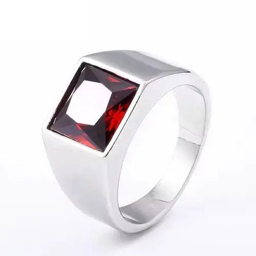 Japanese Brand Fashion Inlaid Red Stone Jewelry Size ONE SIZE - 4 Thumbnail