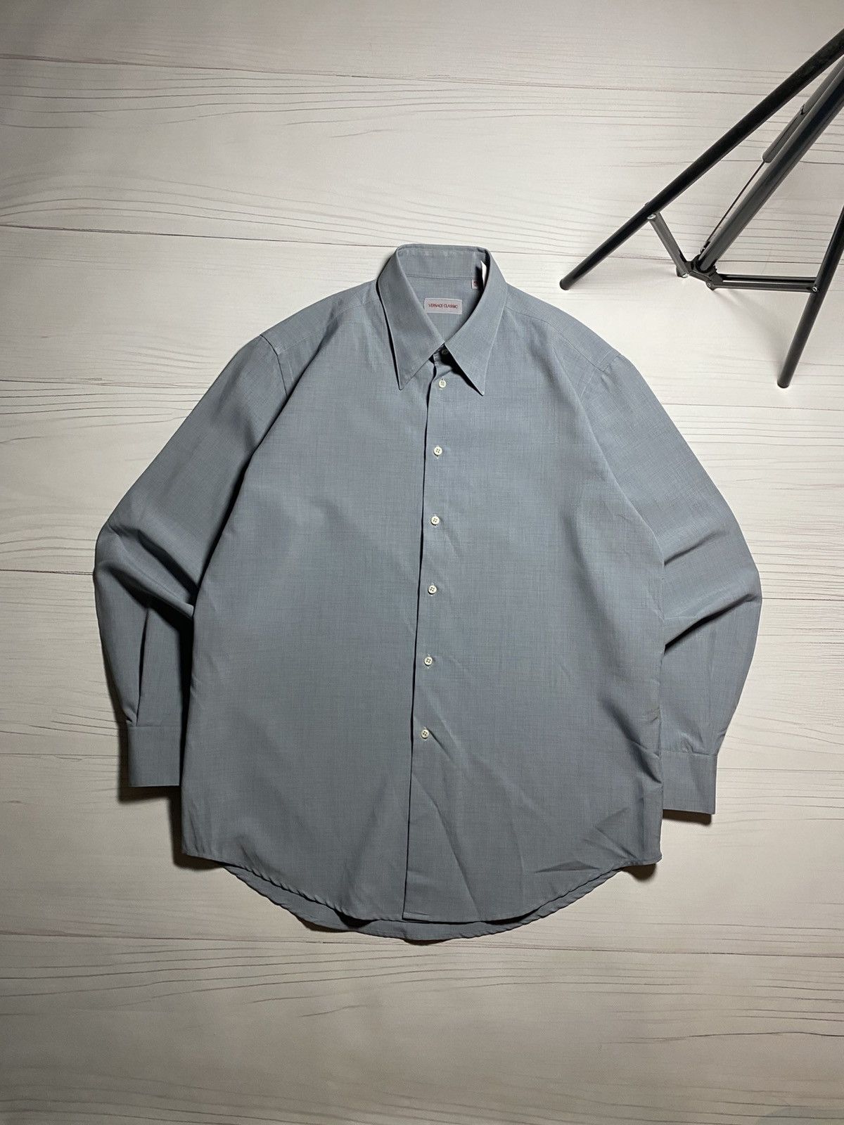Versace Vintage Versace Classic button up shirt Size US L / EU 52-54 / 3 - 1 Thumbnail