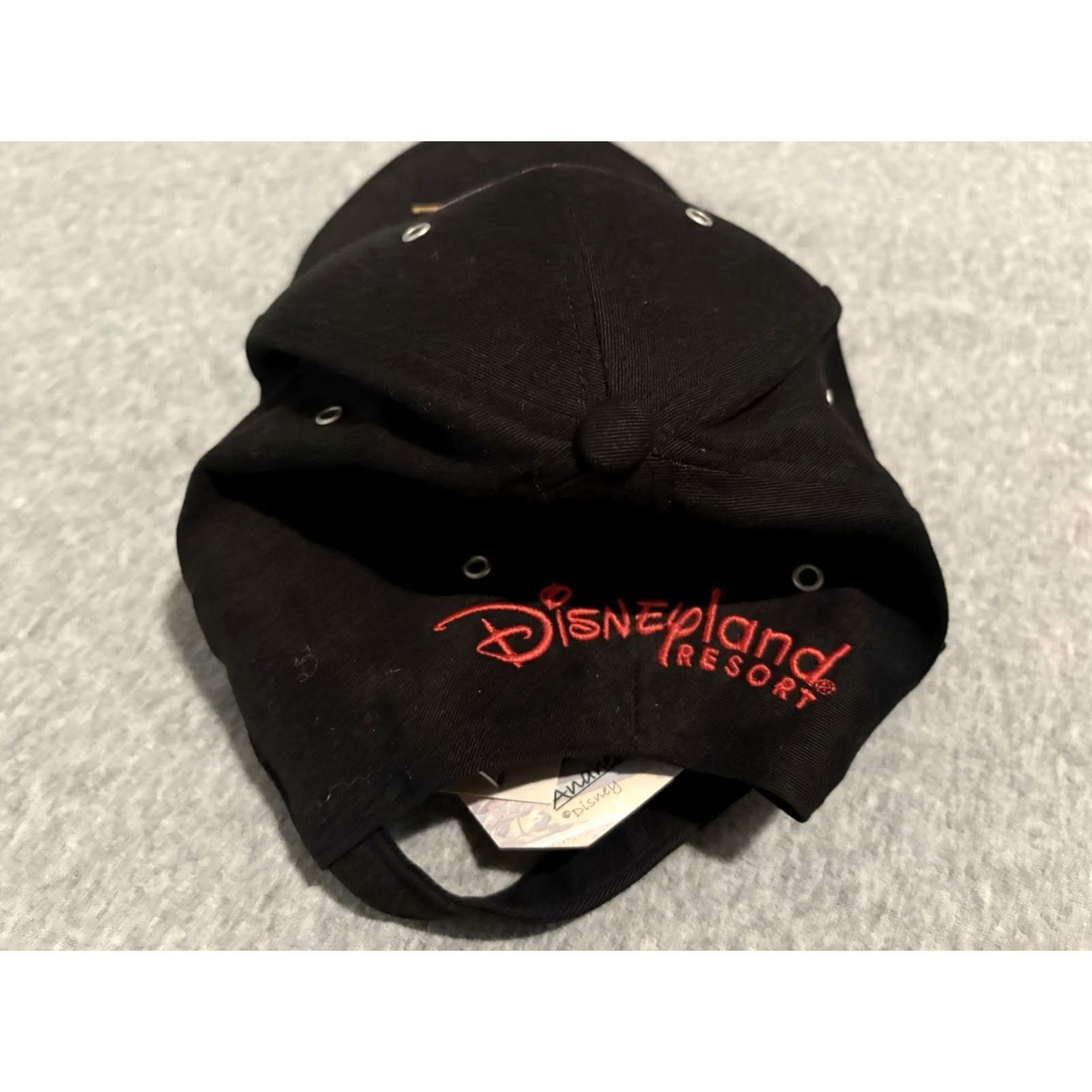 Disney VINTAGE Disney Disneyland Disneyana Convention Family Reunion Hat Cap NWT Mickey Mouse Black One Size Men Baseball Cap NWT Size ONE SIZE - 3 Thumbnail