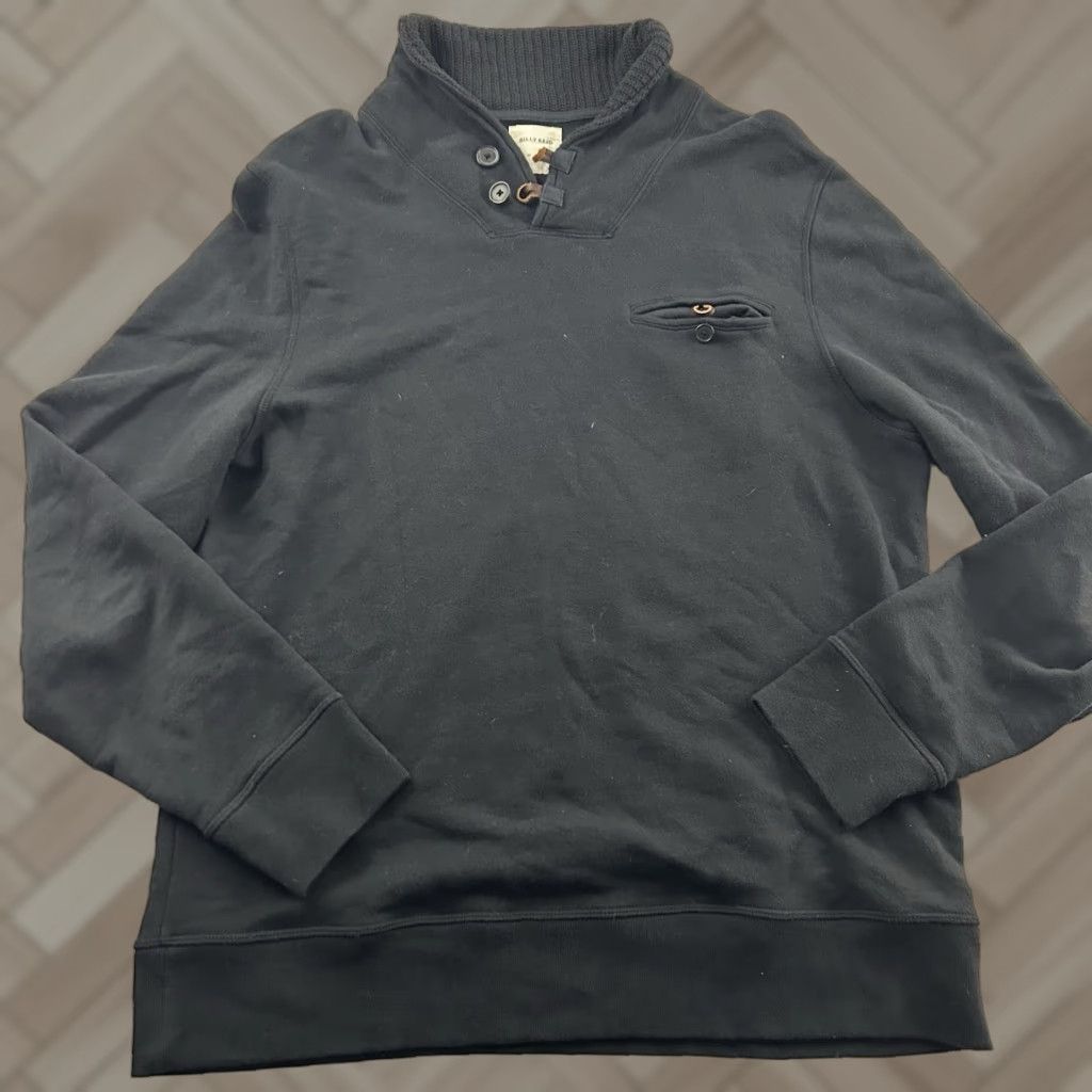 Billy Reid Billy Reid Cowl Neck Pullover Sweater Men's XXL Black Size US XXL / EU 58 / 5 - 1 Thumbnail