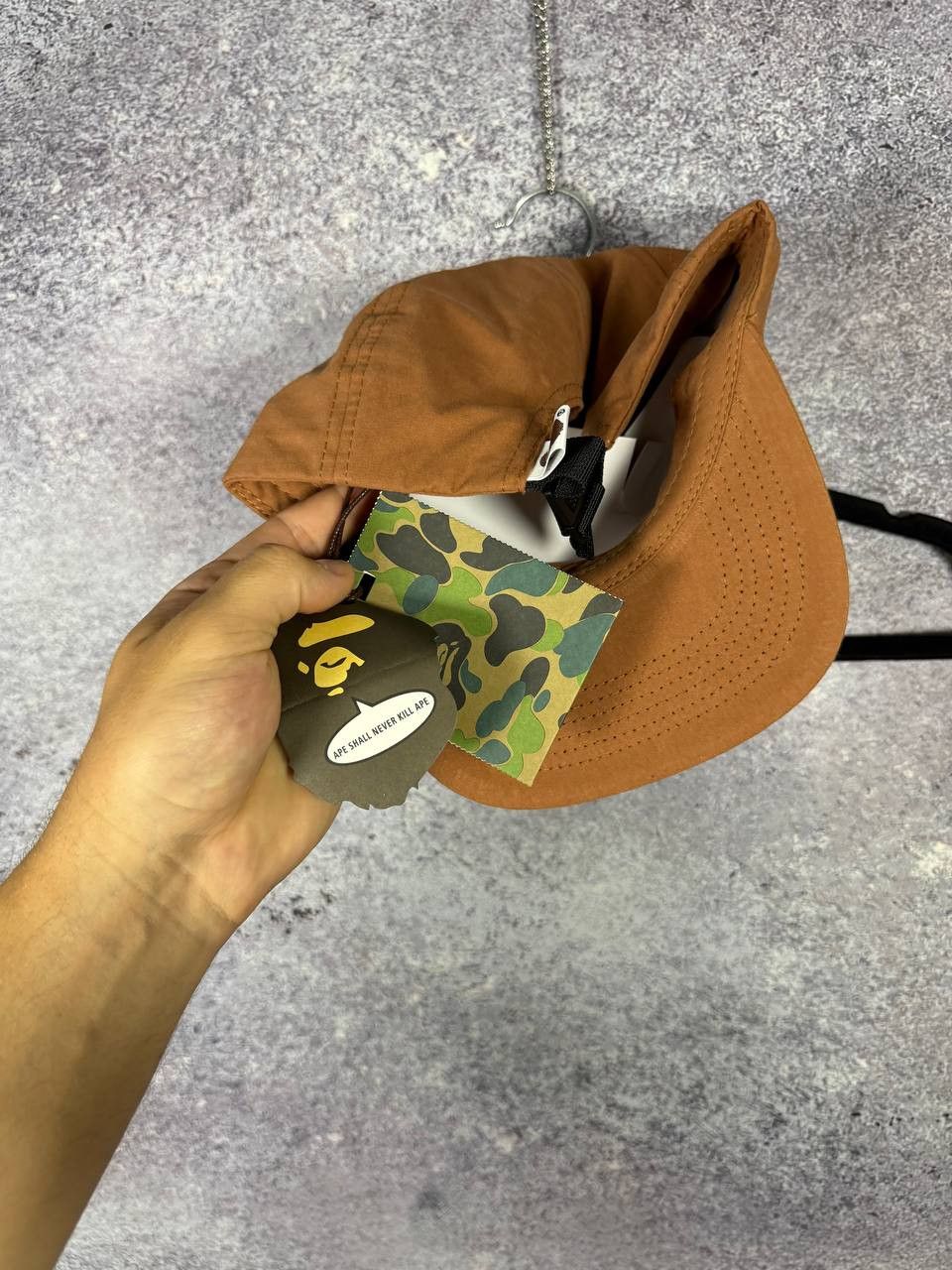Other Bape A bathing Ape style brown nwt Hats y2k Size ONE SIZE - 7 Thumbnail