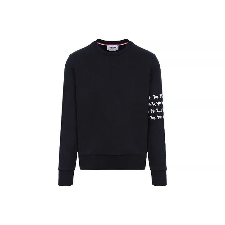 Thom Browne Classic Navy Blue Sports Sweatshirt -2507