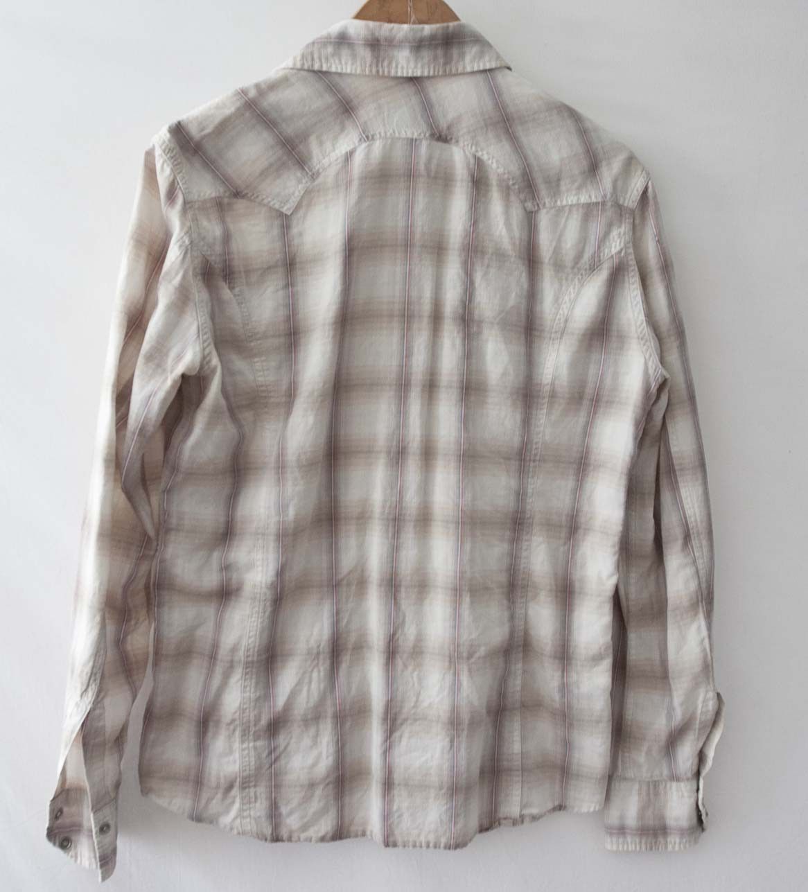 Diesel Diesel Shirt Size M/L Plaid Pale Brown Size US L / EU 52-54 / 3 - 7 Thumbnail