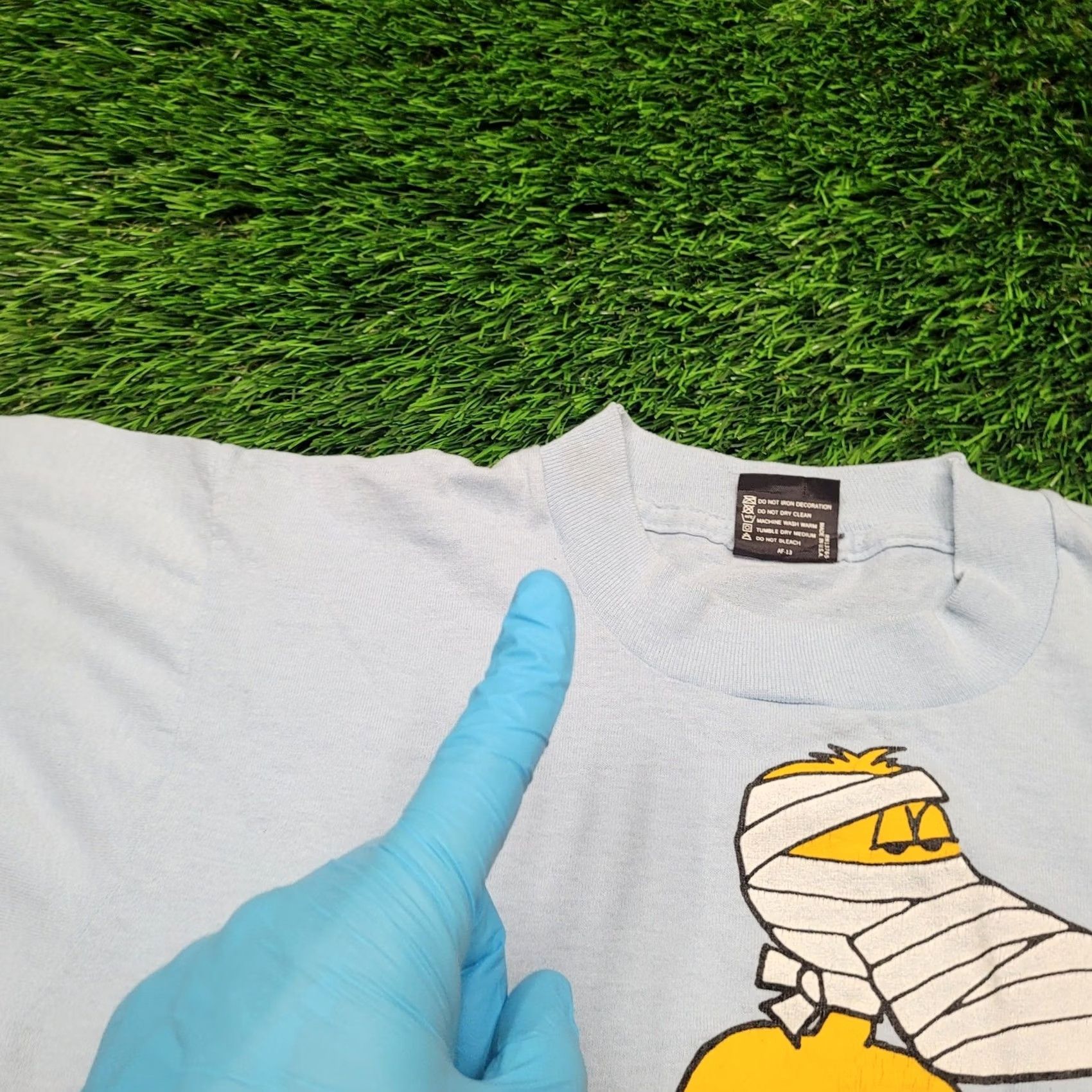 Vintage VINTAGE I Shoulda' Duck Funny T-Shirt Mens XS / Womens S Soft Tee Blue 80s 50/50 Single Stitch United States Skin Size XS / US 0-2 / IT 36-38 - 2 Thumbnail