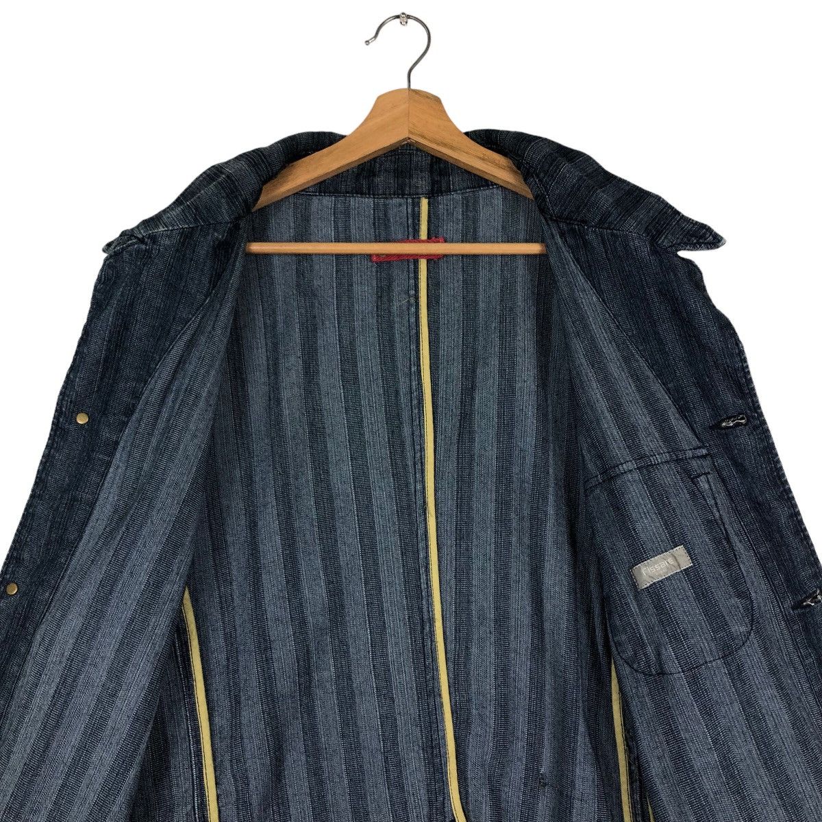 Issey Miyake 🔥Vintage Hickory Chore Jacket Fissare Homme Japan Made Size US L / EU 52-54 / 3 - 14 Thumbnail